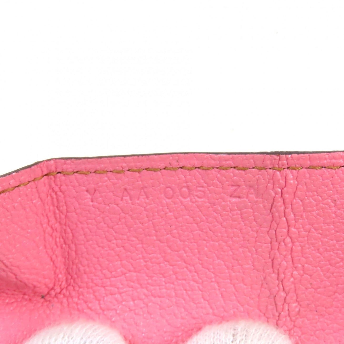 HERMES Coin case Shoble misol Brown pink Revan Cattle