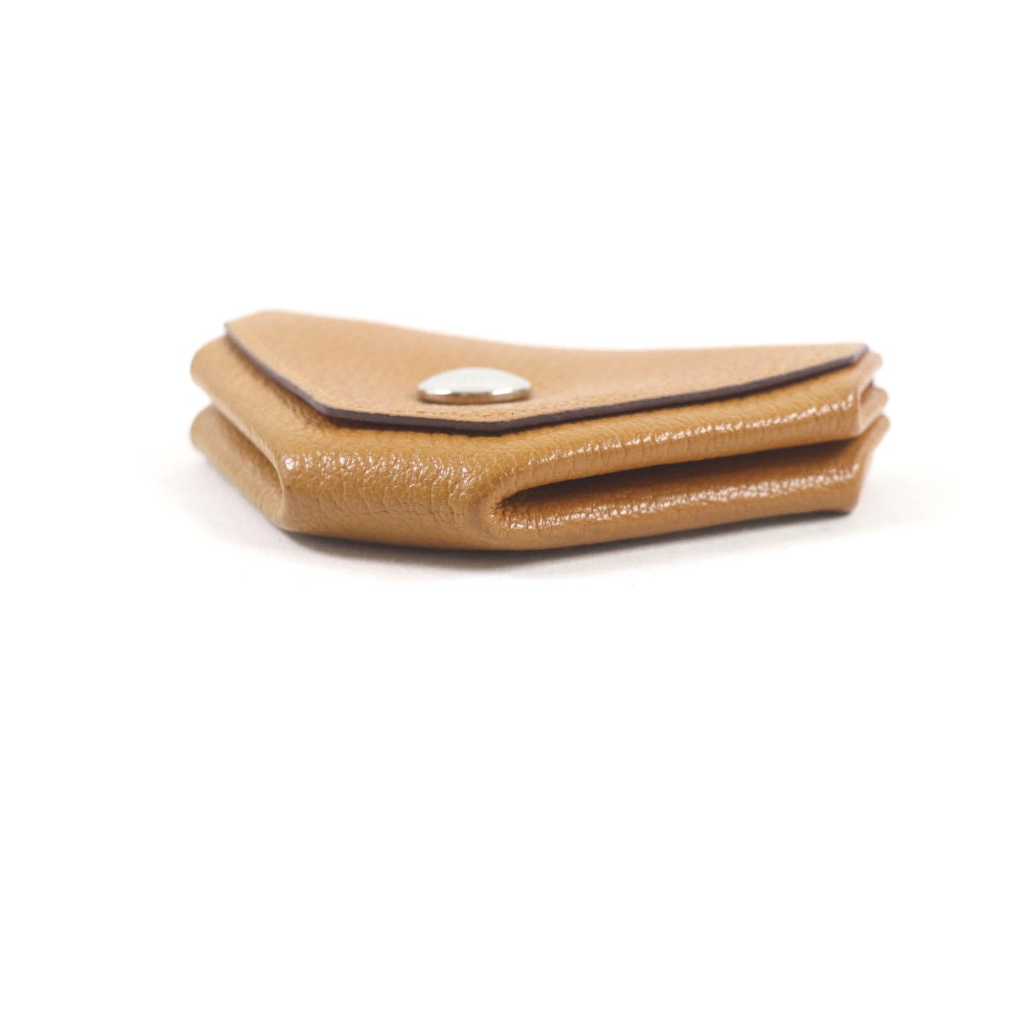 HERMES Coin case Shoble misol Brown pink Revan Cattle