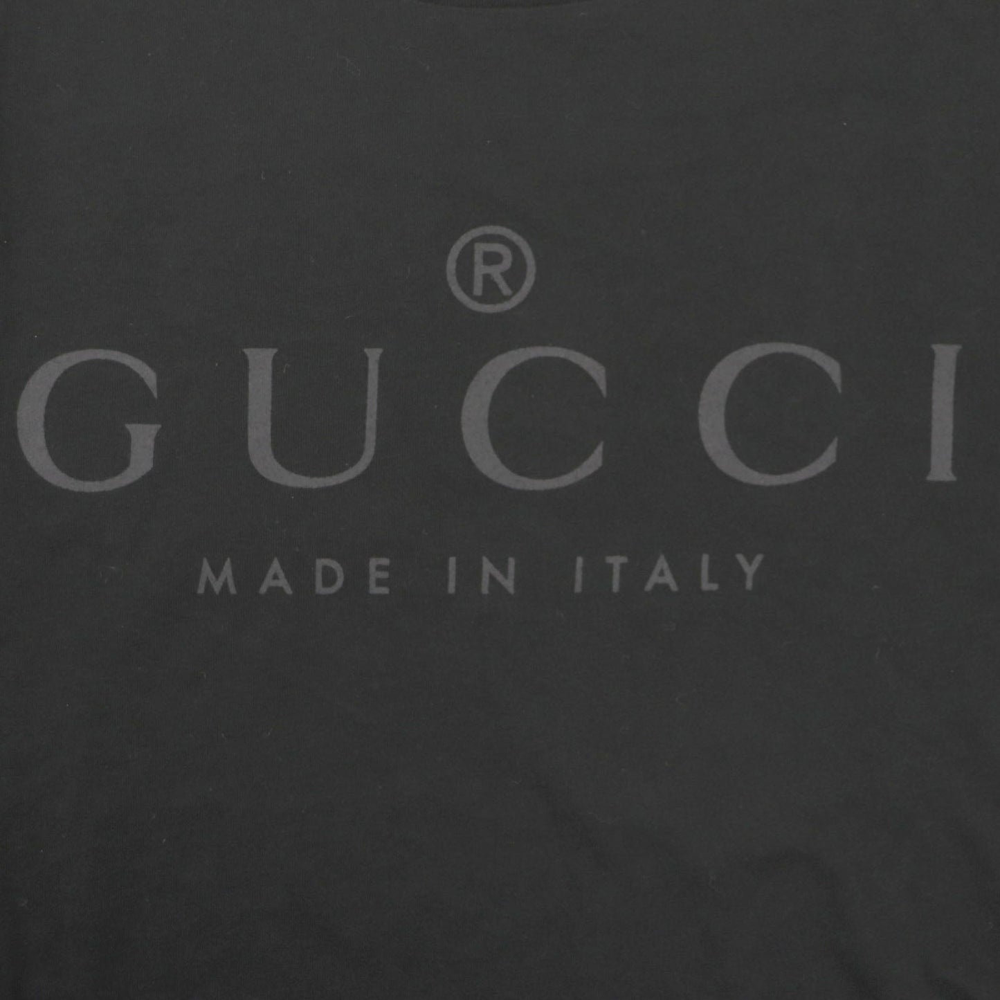 GUCCI Short sleeve T-shirt 441685 cotton black M