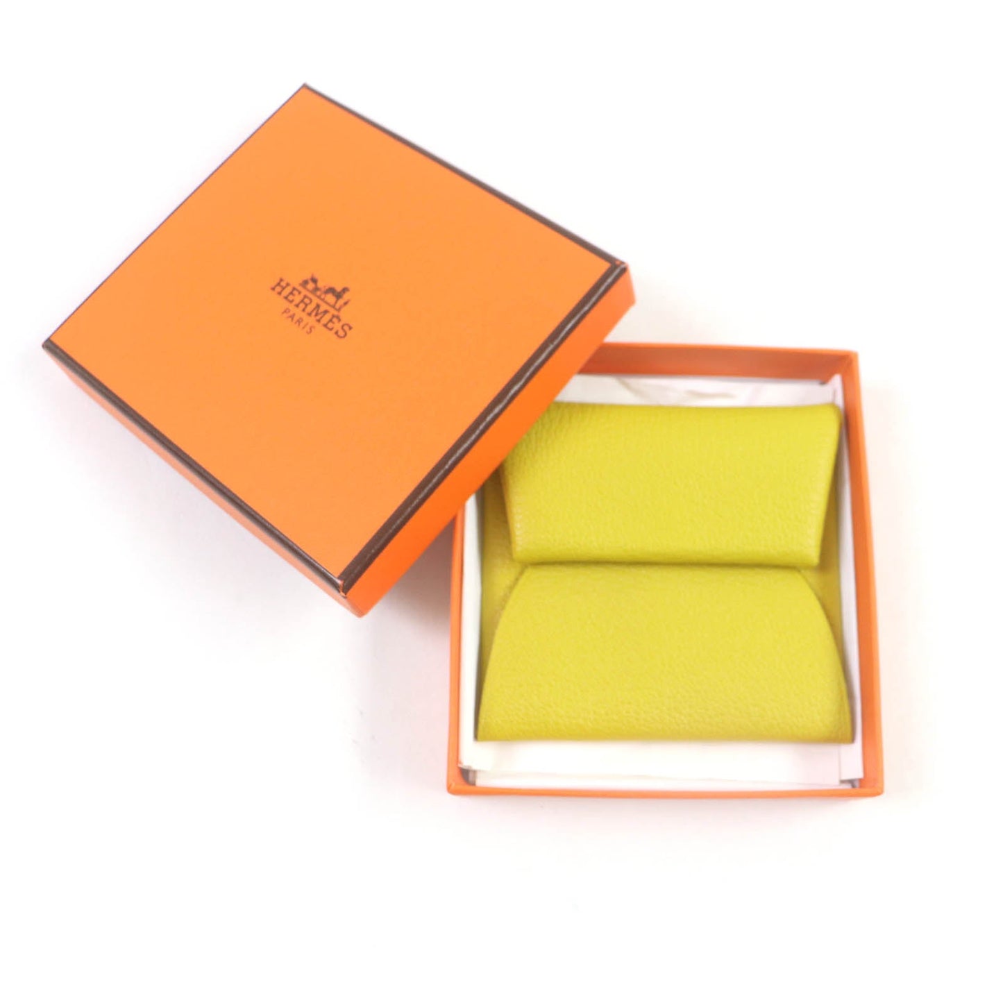 HERMES Coin case Shave Cumin Orange Minced Bastia