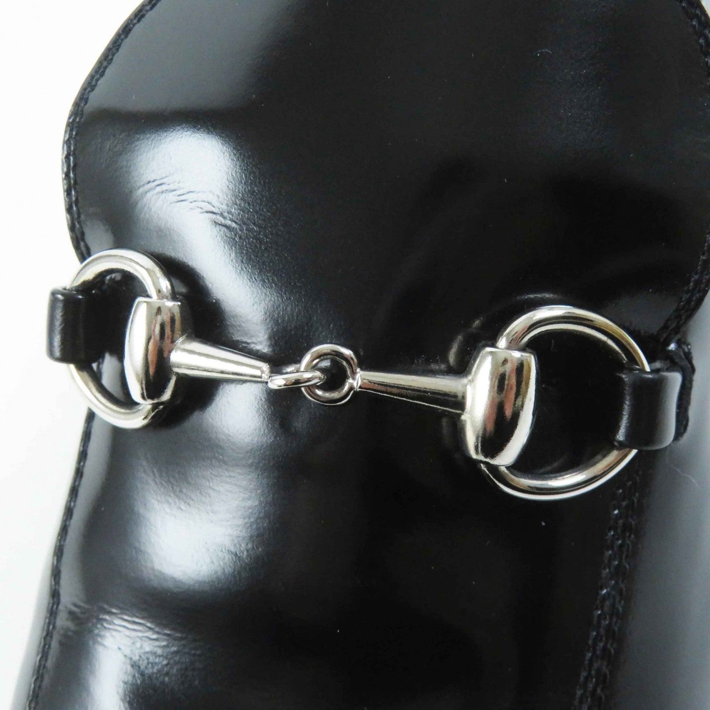 GUCCI loafers 100 0413 leather black 7