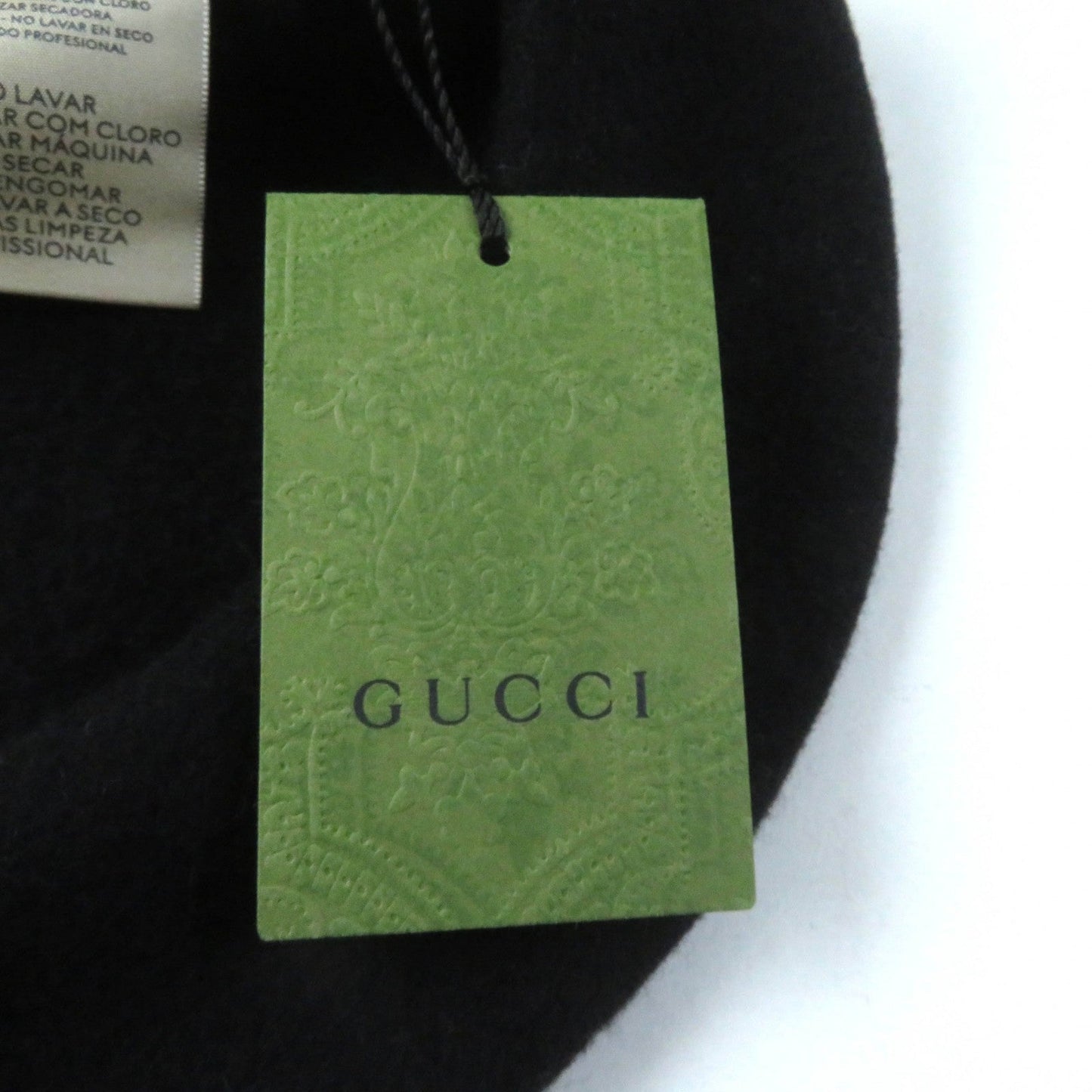 GUCCI beret 714343 wool black