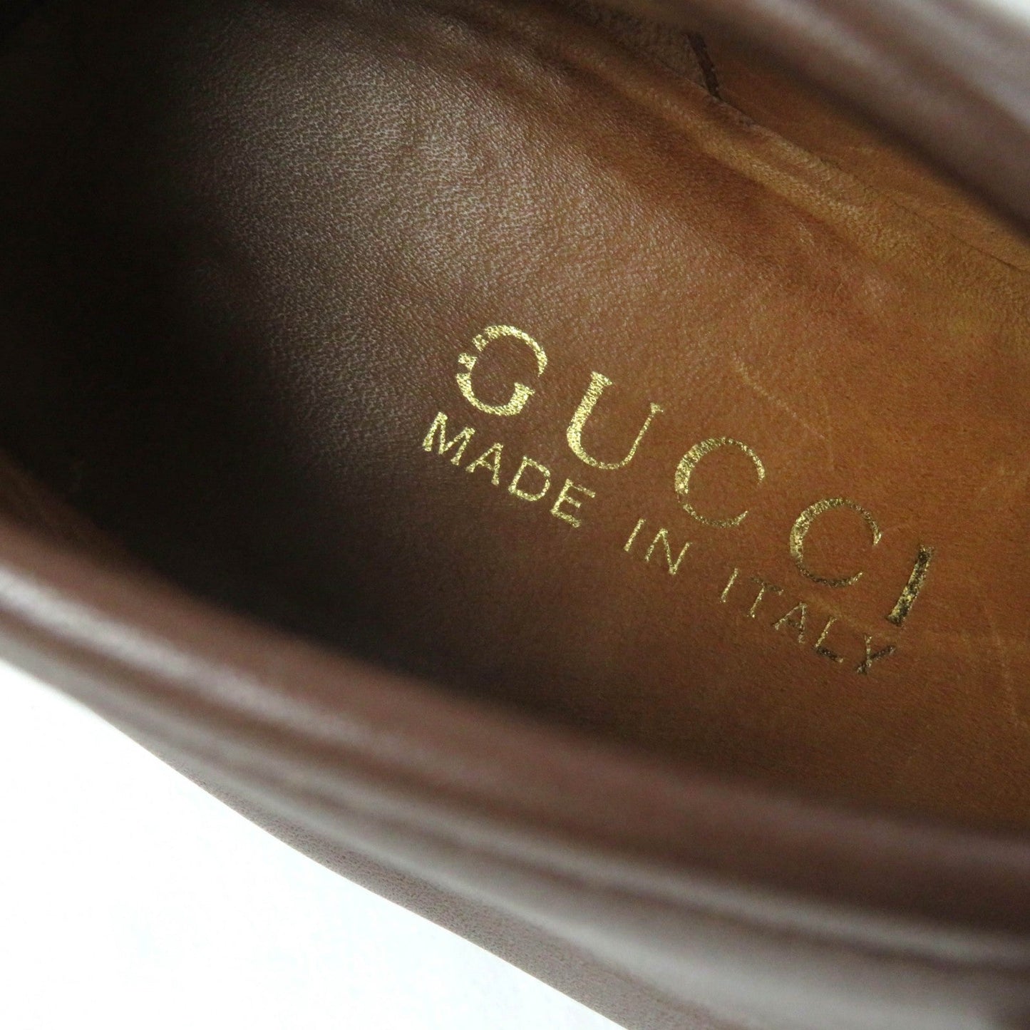 GUCCI Ankle boots 104 0088 leather Brown 7