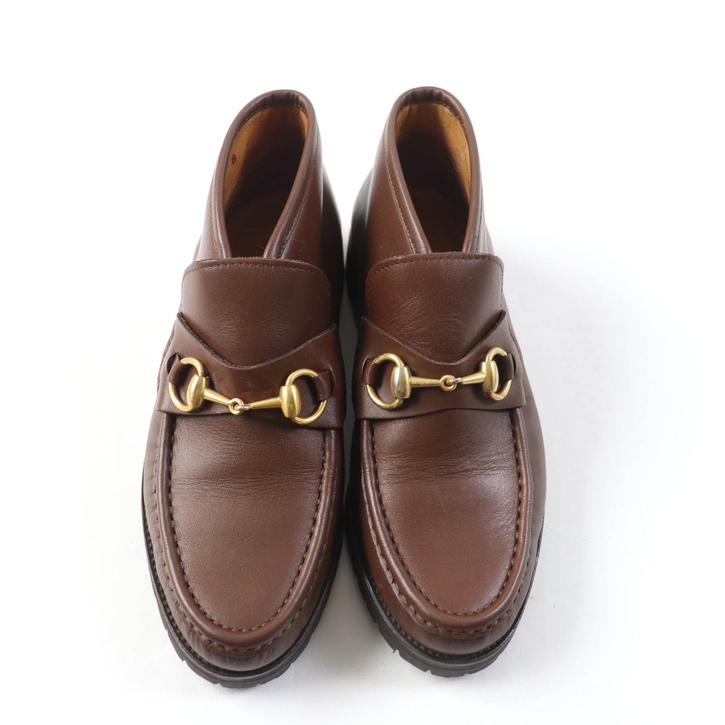 GUCCI Ankle boots 104 0088 leather Brown 7