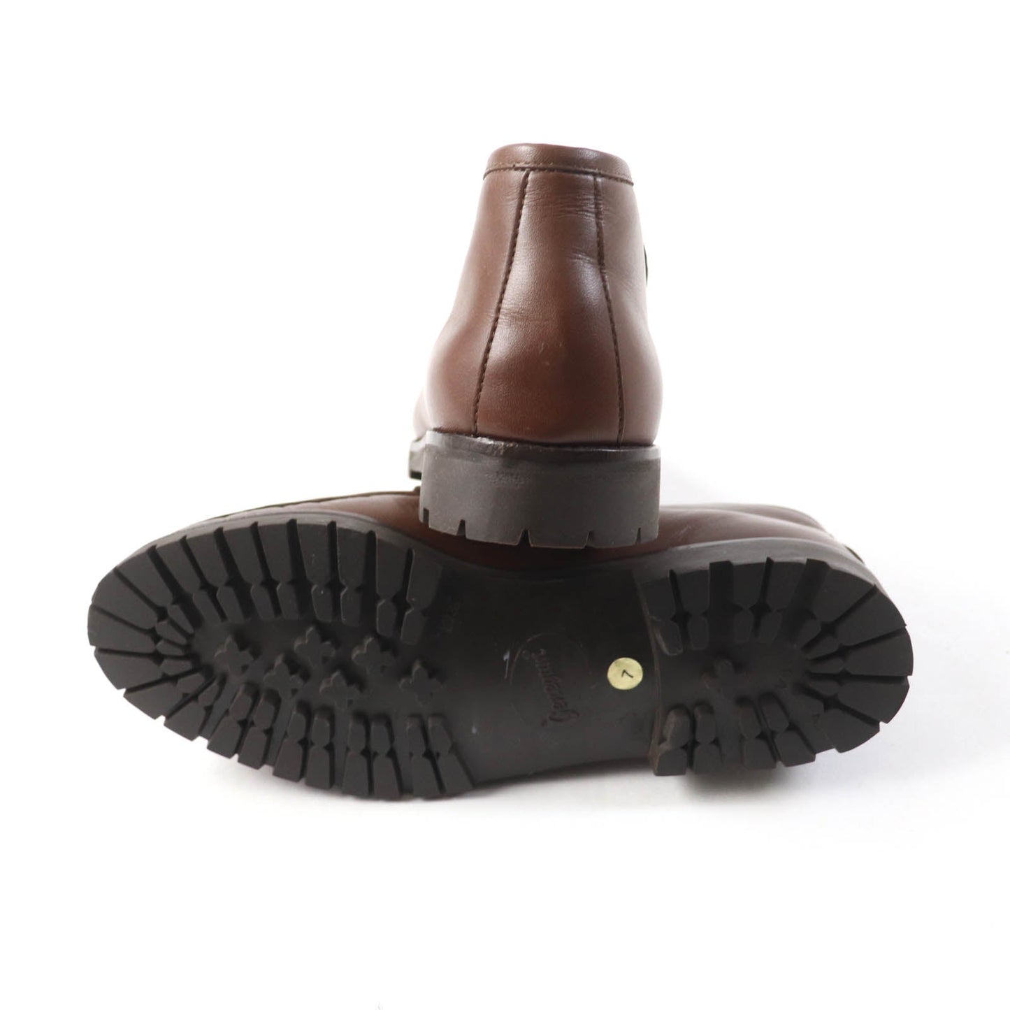 GUCCI Ankle boots 104 0088 leather Brown 7