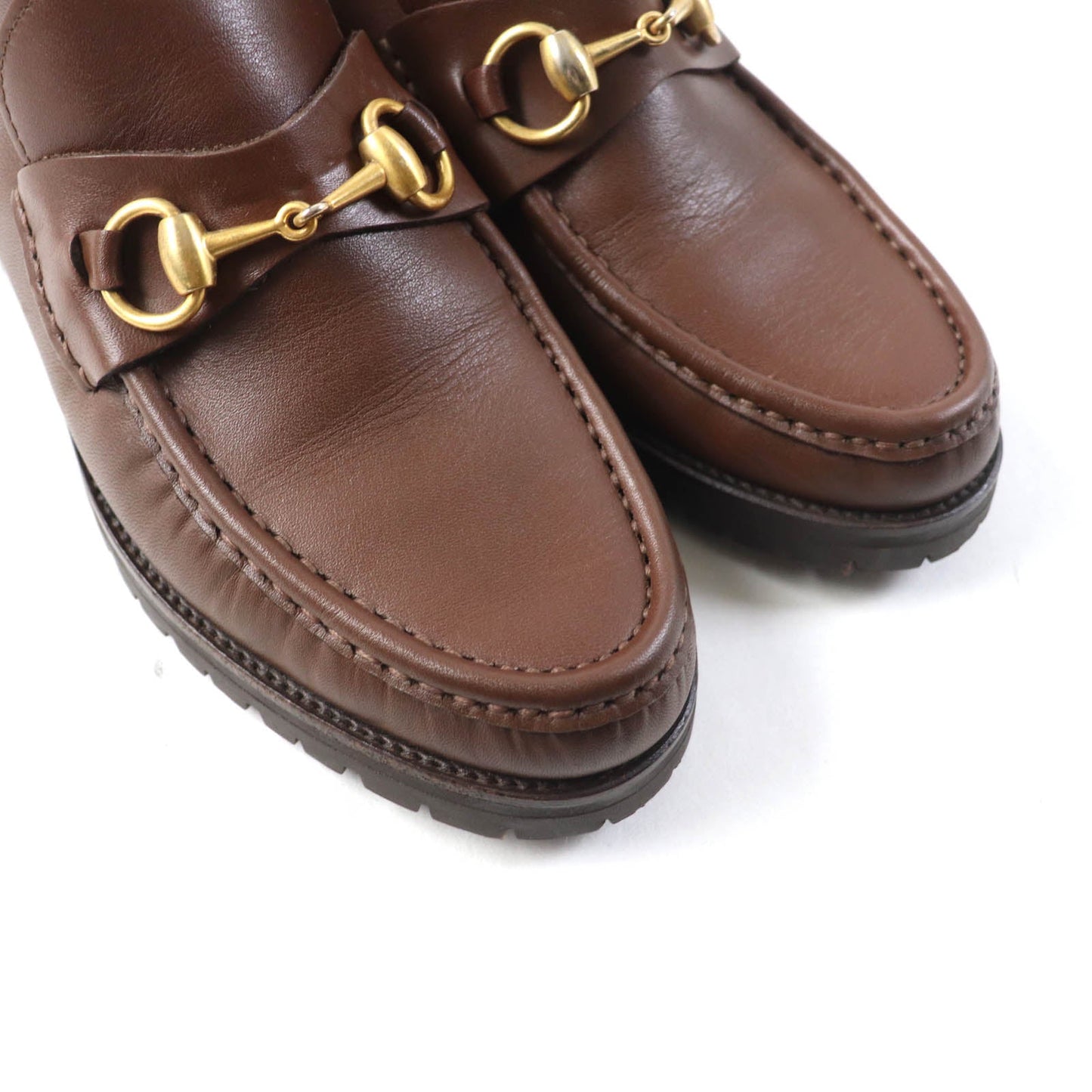 GUCCI Ankle boots 104 0088 leather Brown 7