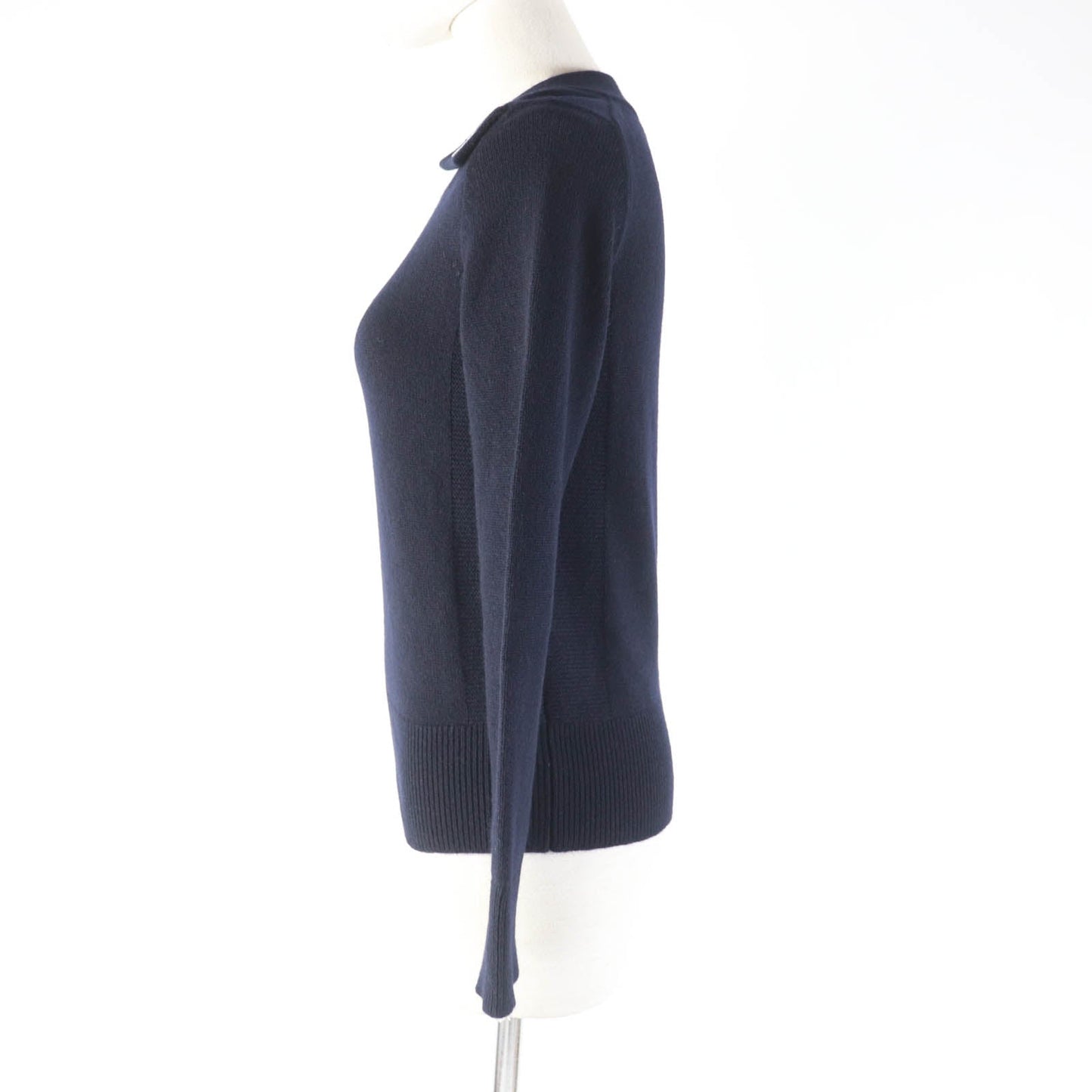 HERMES knit cashmere Navy 34