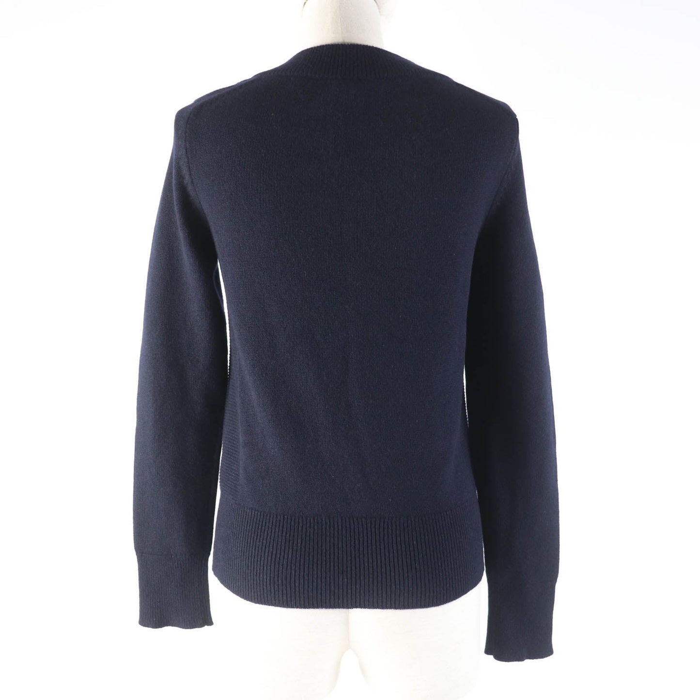 HERMES knit cashmere Navy 34