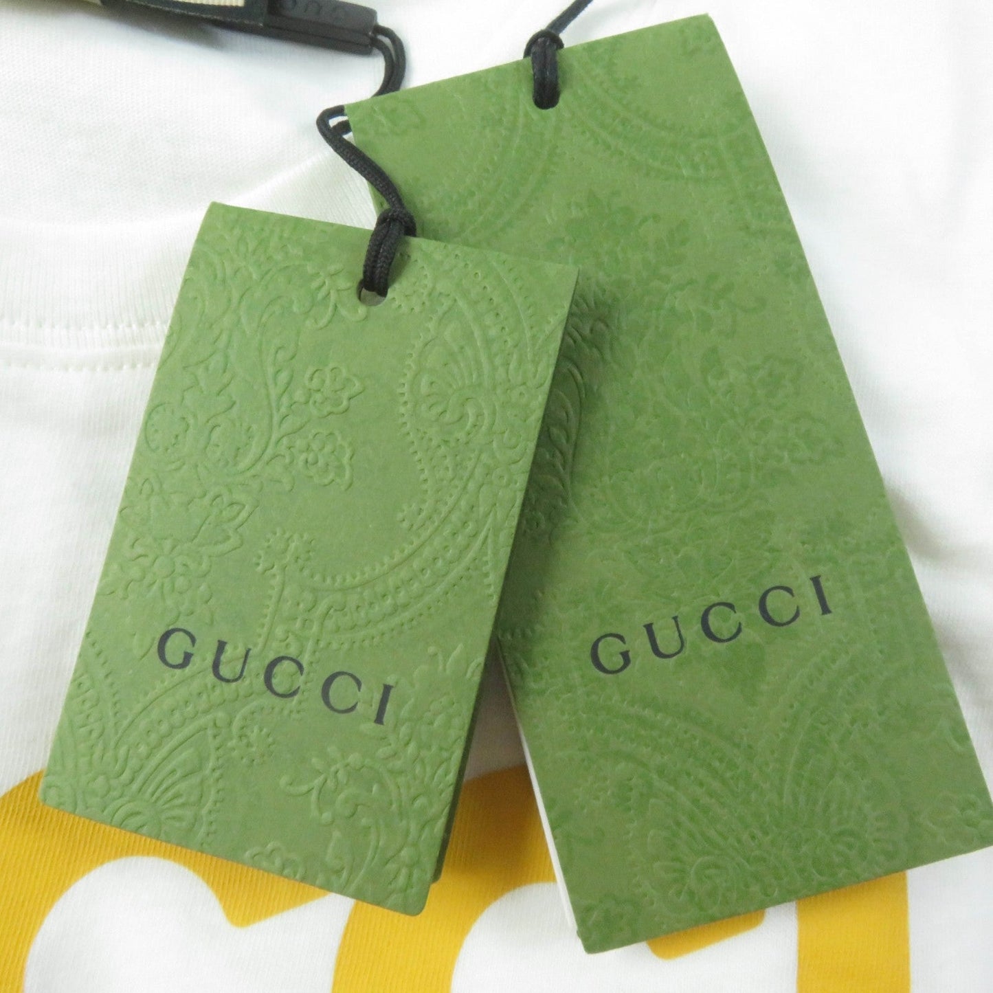 GUCCI Short sleeve T-shirt 717422 cotton Ivory GUCCY FRIENDS S
