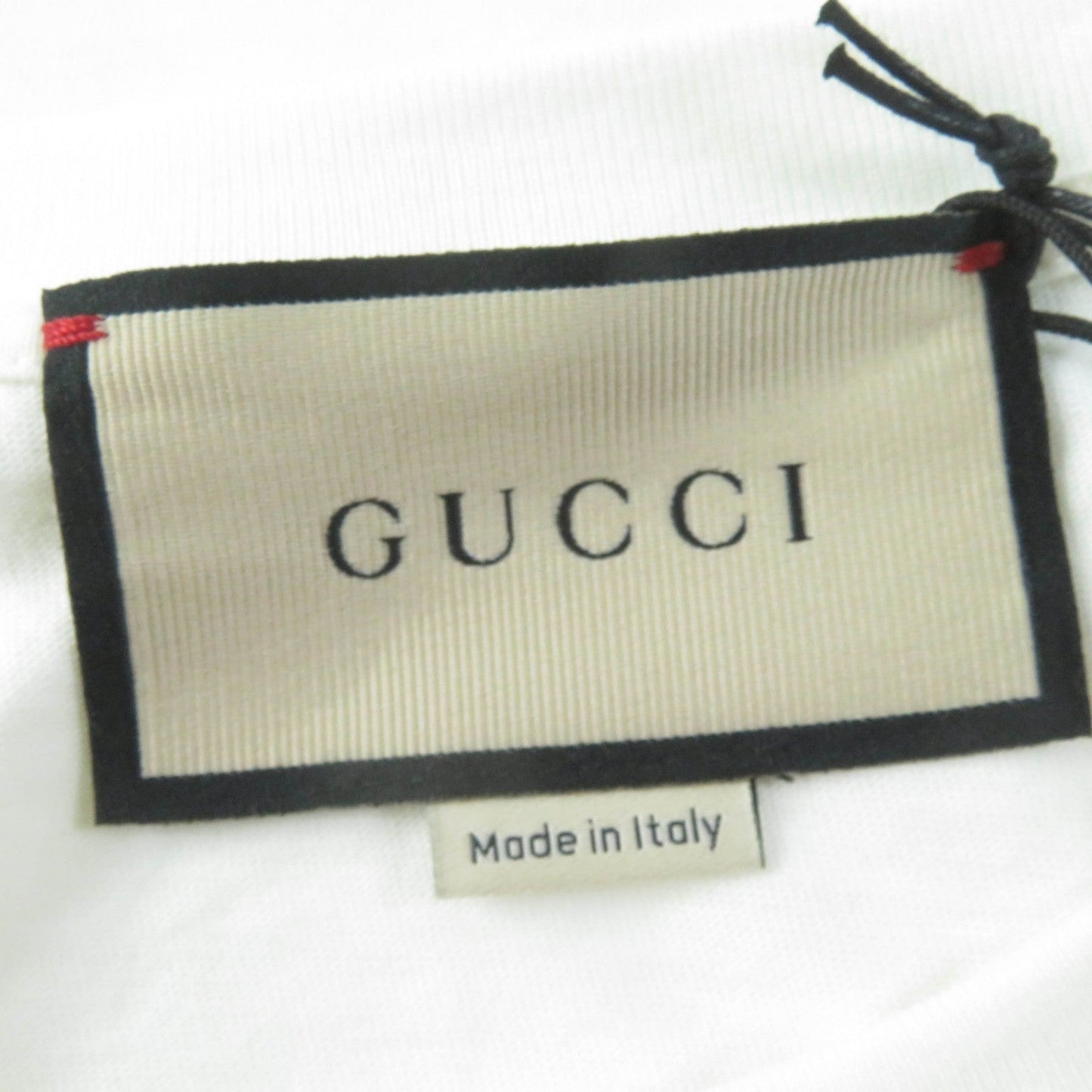 GUCCI Short sleeve T-shirt 717422 cotton Ivory GUCCY FRIENDS S