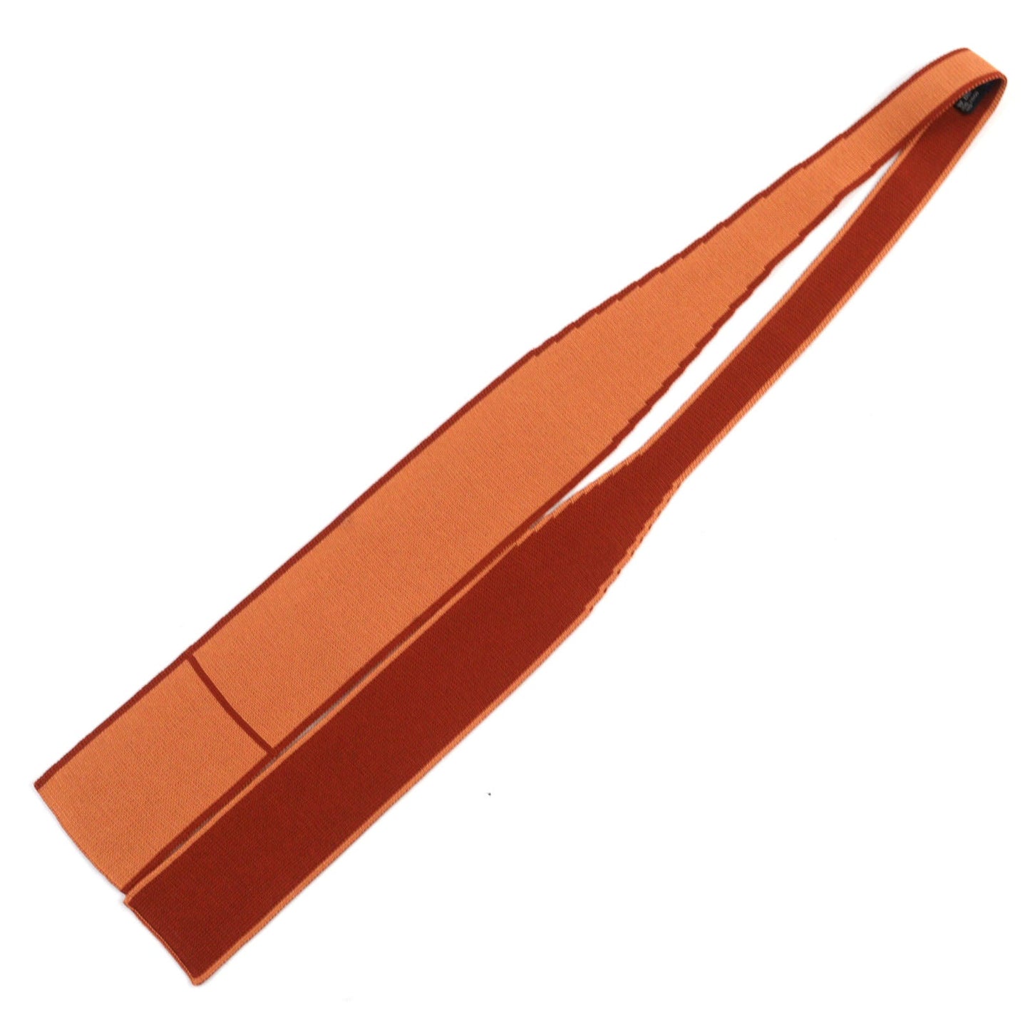 HERMES tie silk Bordeaux Orange