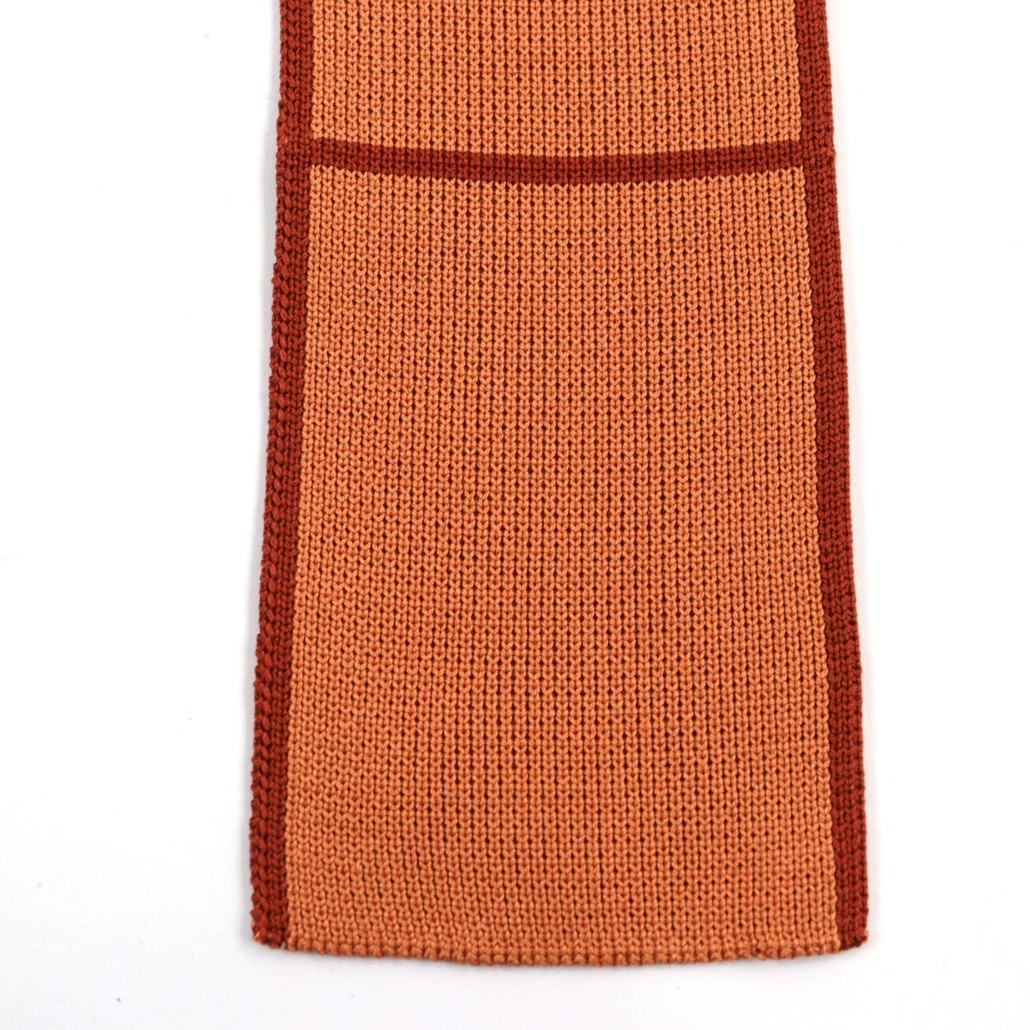HERMES tie silk Bordeaux Orange
