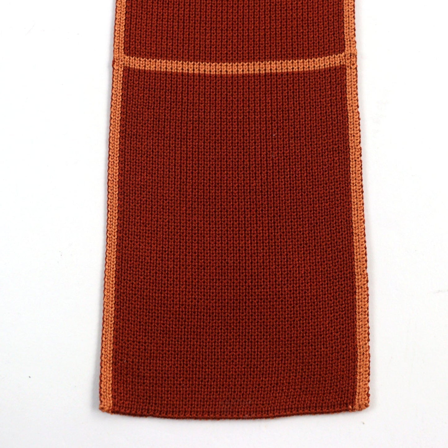 HERMES tie silk Bordeaux Orange