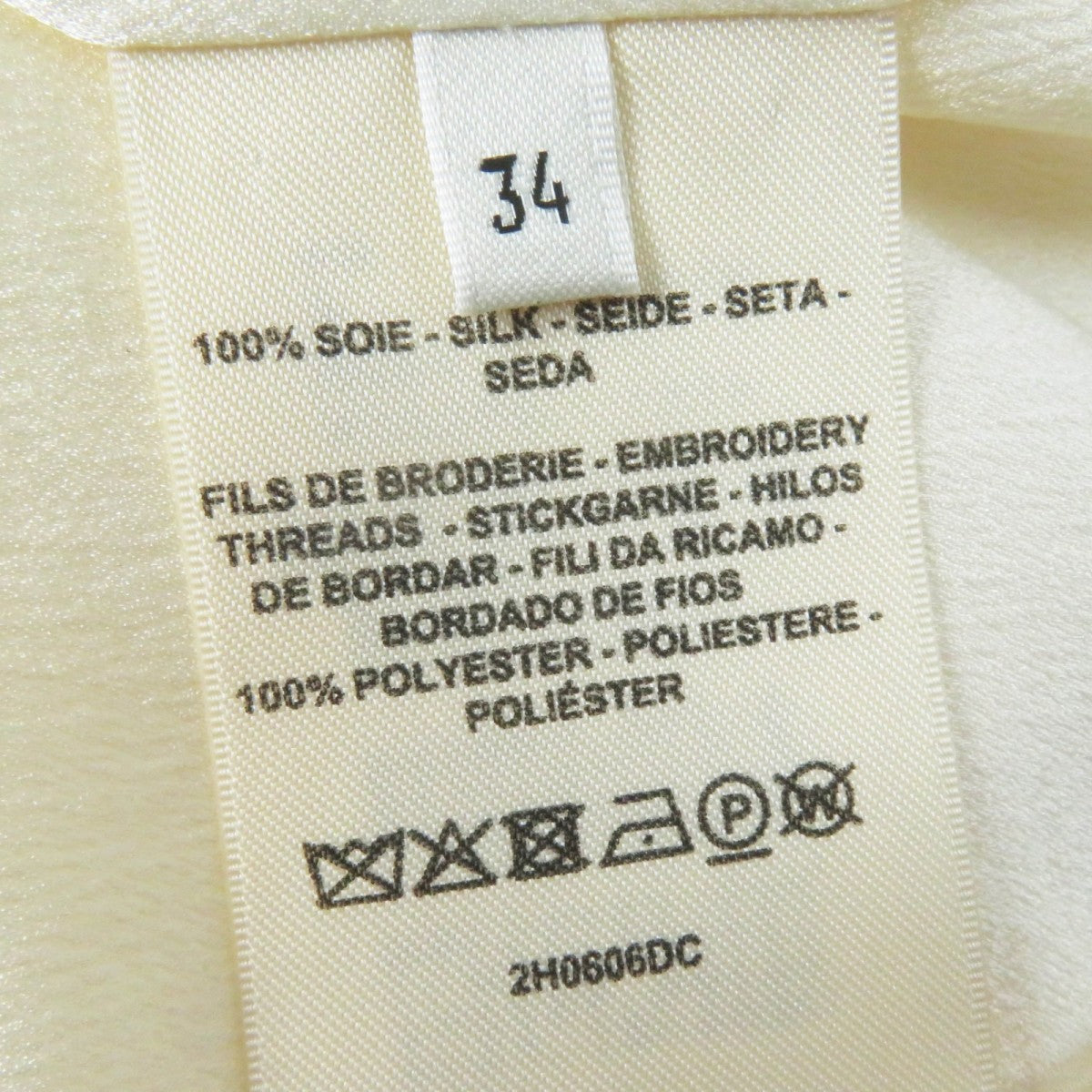 HERMES setup 2H0606DC/2H0316DC silk Ivory