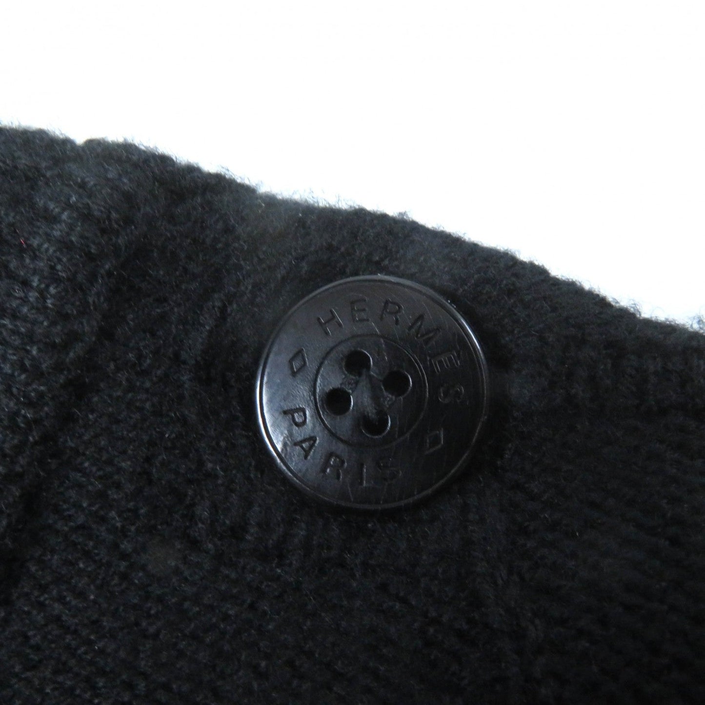 HERMES knit 2H2644D6 Main: 80% wool, Main: 20% cashmere, Part: 74% wool, Part: 19% cashmere, Part: 5% nylon black Women 34 Used
