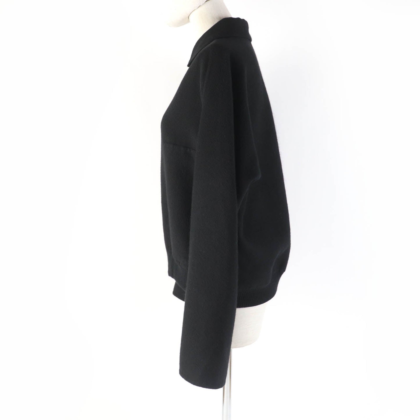HERMES No color jacket cashmere black 42