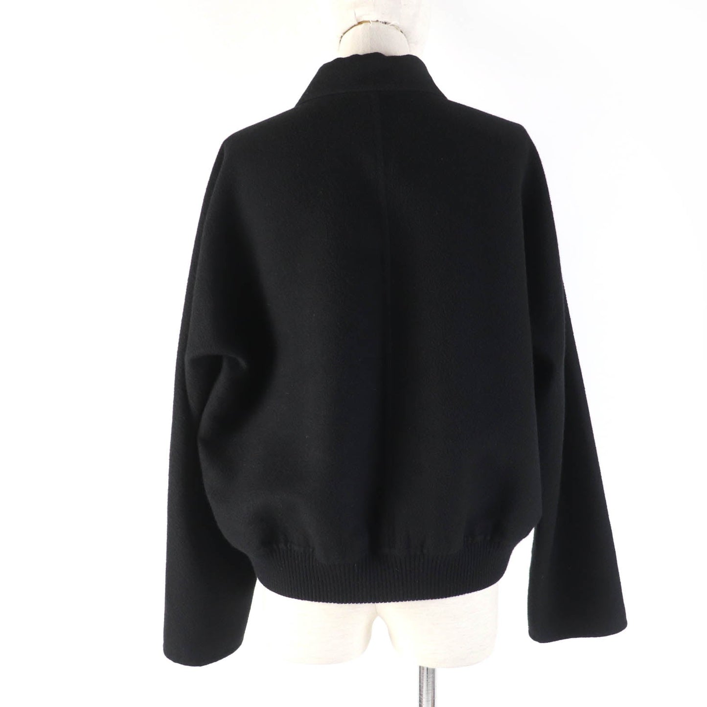 HERMES No color jacket cashmere black 42