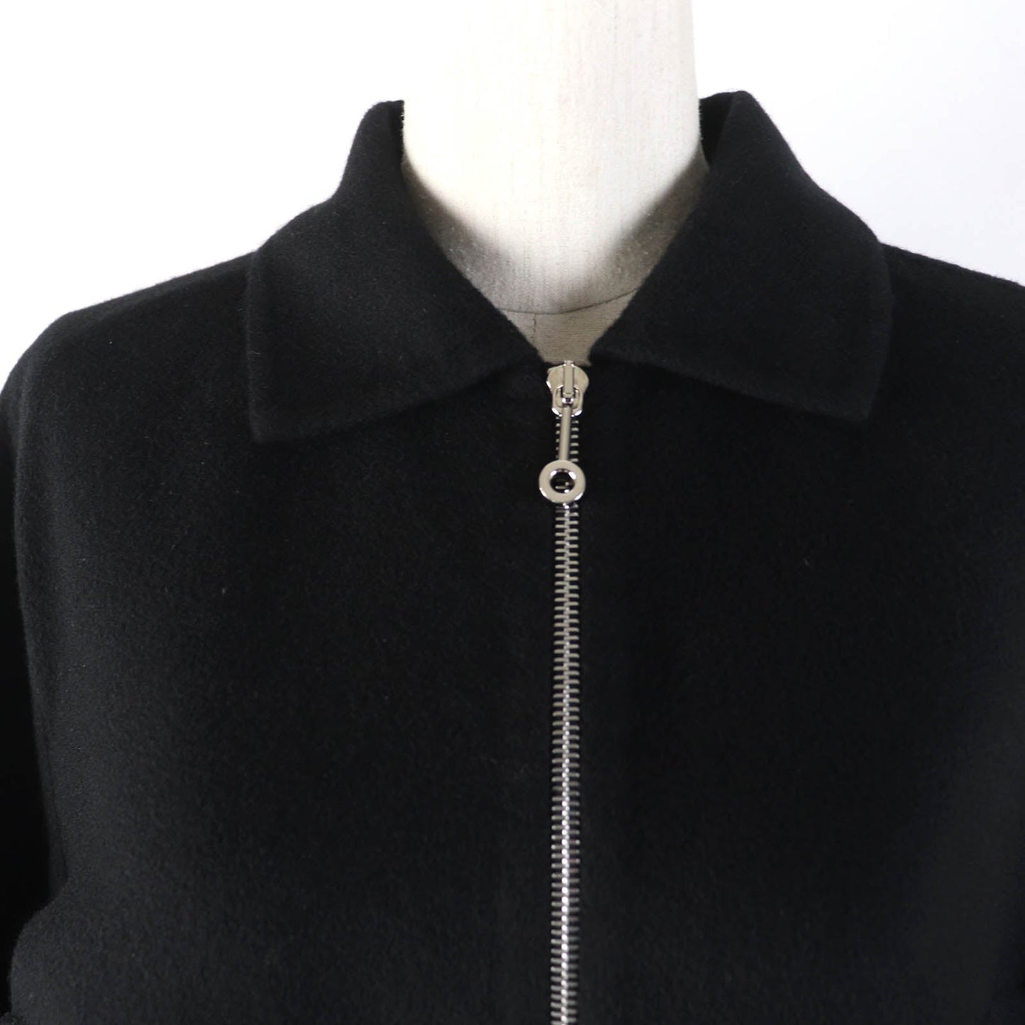 HERMES No color jacket cashmere black 42