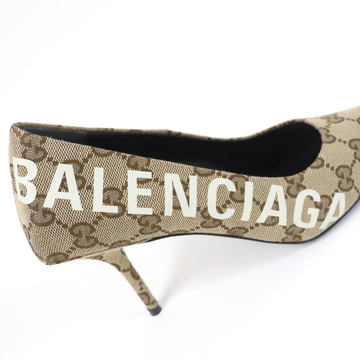 GUCCI pumps 676603 GG canvas Brown type 36