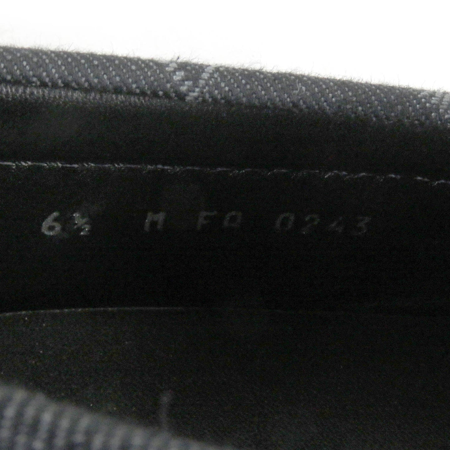 LOUIS VUITTON Flat shoes Monogram denim Indigo blue LV Driver Line 6.5