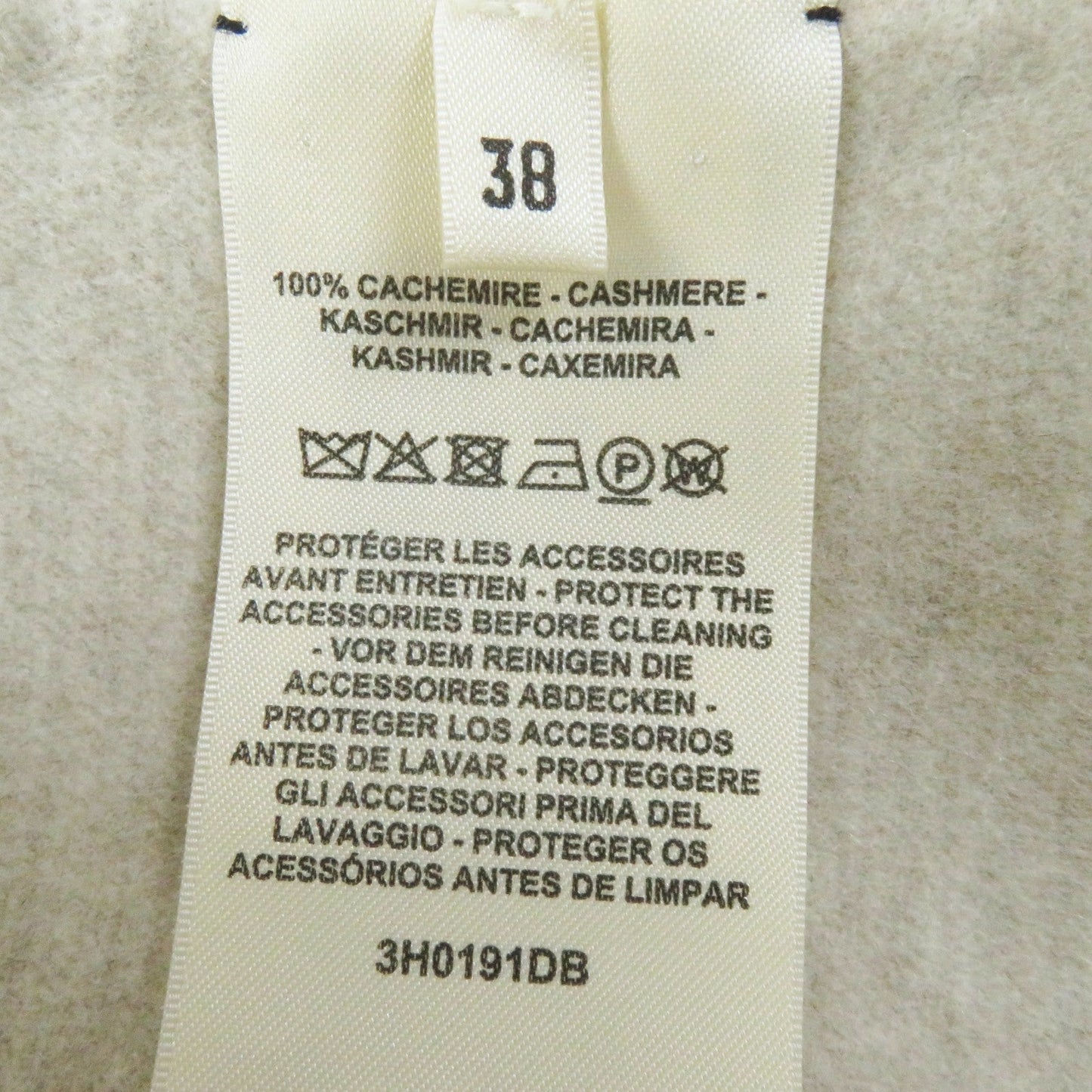 HERMES Best 3H0191DB cashmere light beige 38