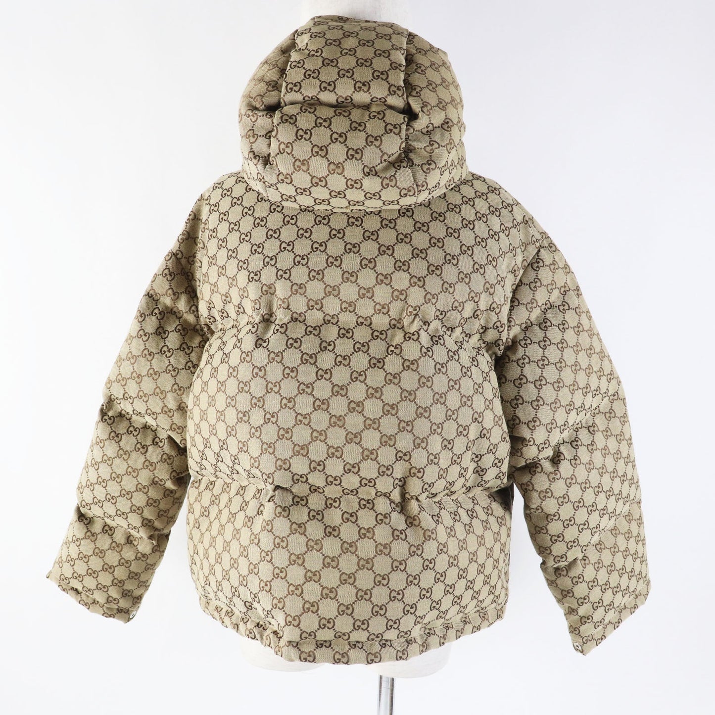 GUCCI Down jacket 717558 cotton Beige brown 38
