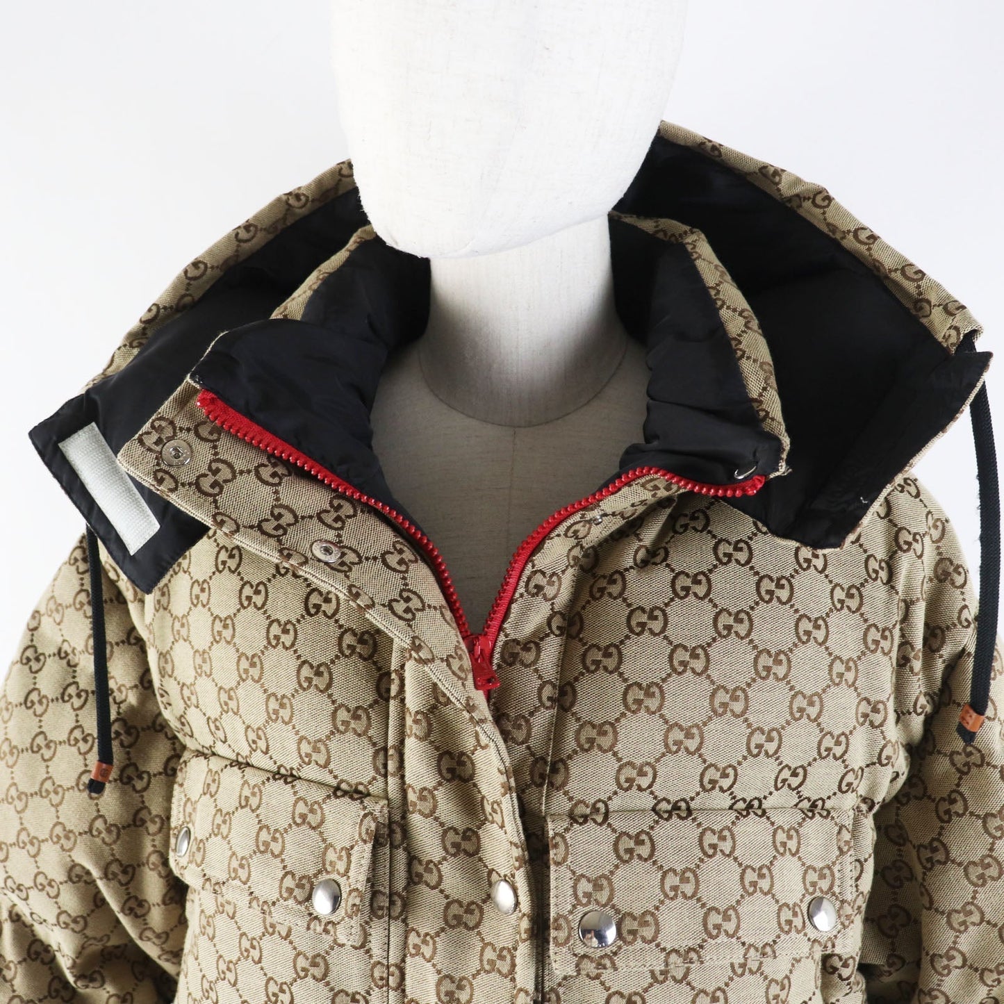 GUCCI Down jacket 717558 cotton Beige brown 38