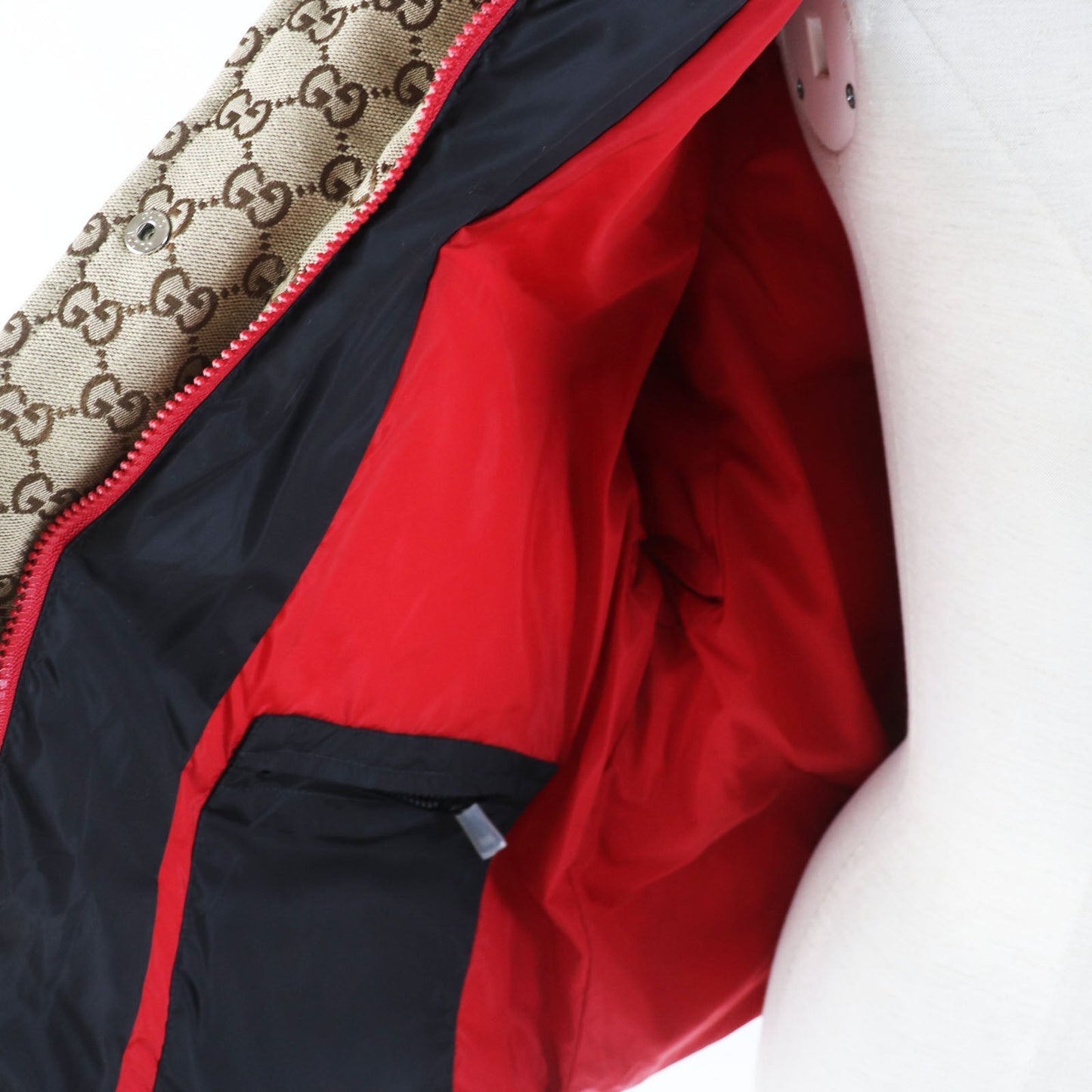 GUCCI Down jacket 717558 cotton Beige brown 38