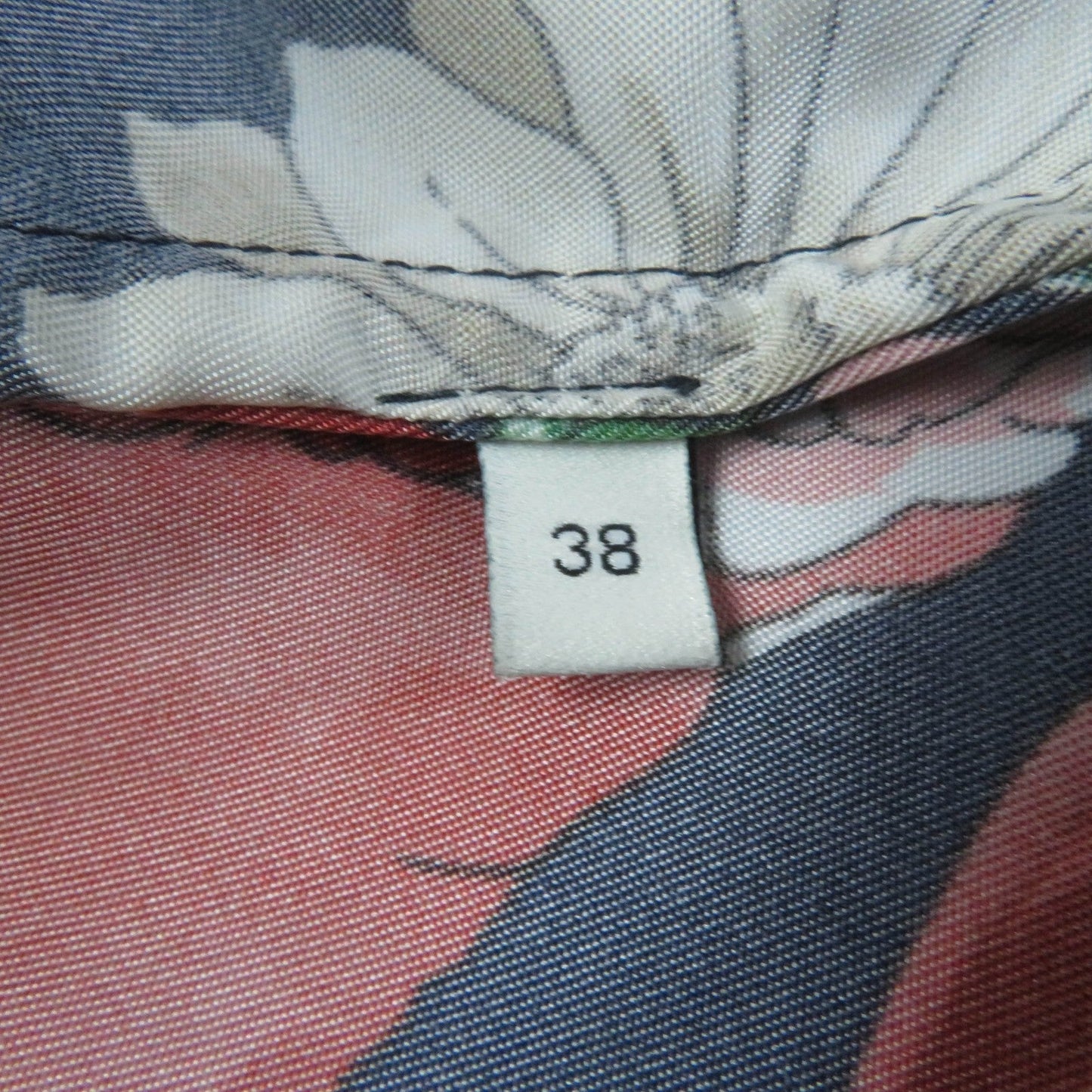 GUCCI Nylon jacket 528184 Nylon Navy multi-color 38
