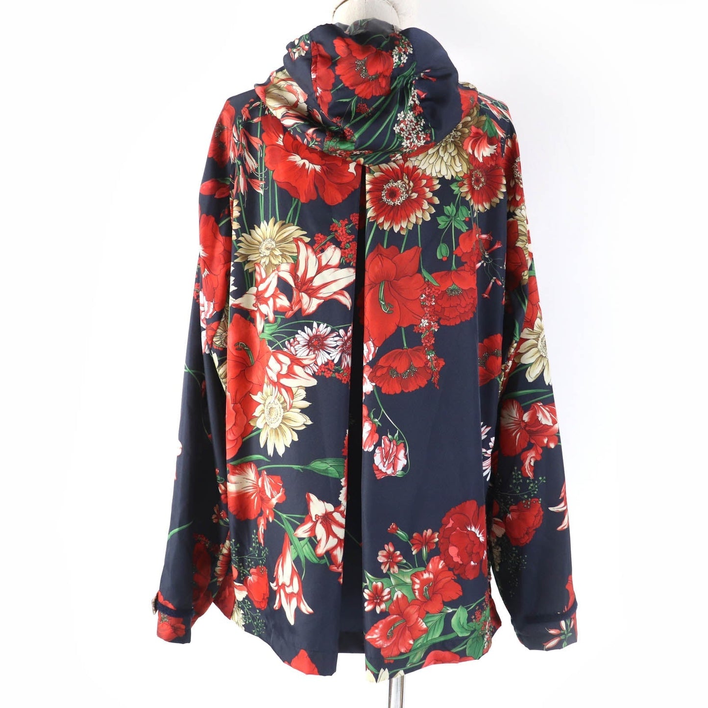 GUCCI Nylon jacket 528184 Nylon Navy multi-color 38