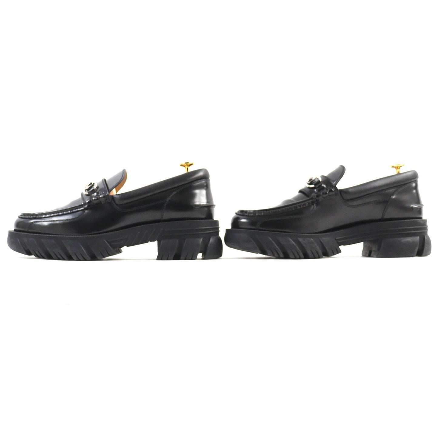 GUCCI loafers 658822 leather black 8