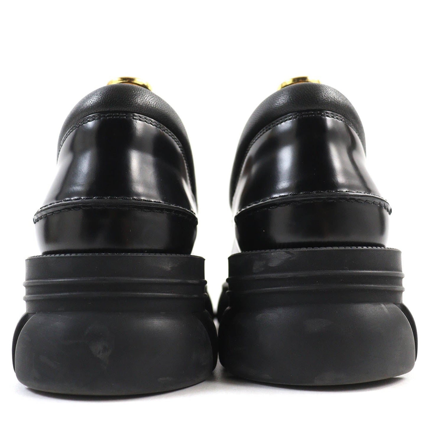GUCCI loafers 658822 leather black 8