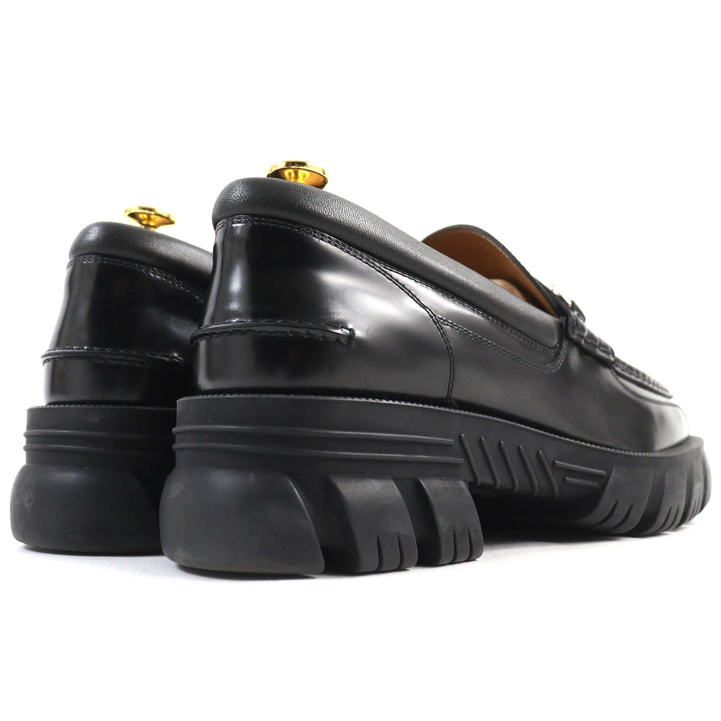 GUCCI loafers 658822 leather black 8