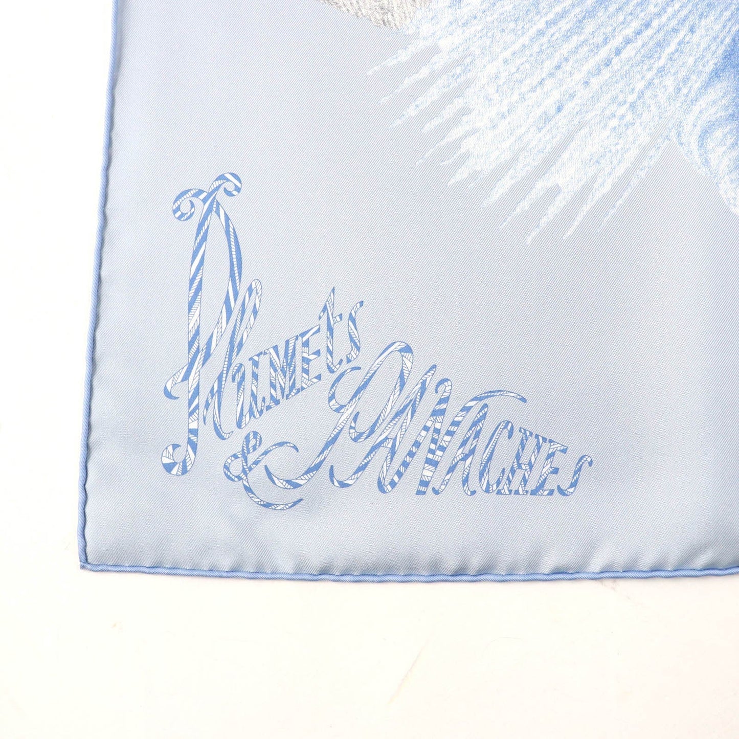 HERMES scarf silk Multi Carre90 PLUMETS ET PANACHES Feathers and feathers
