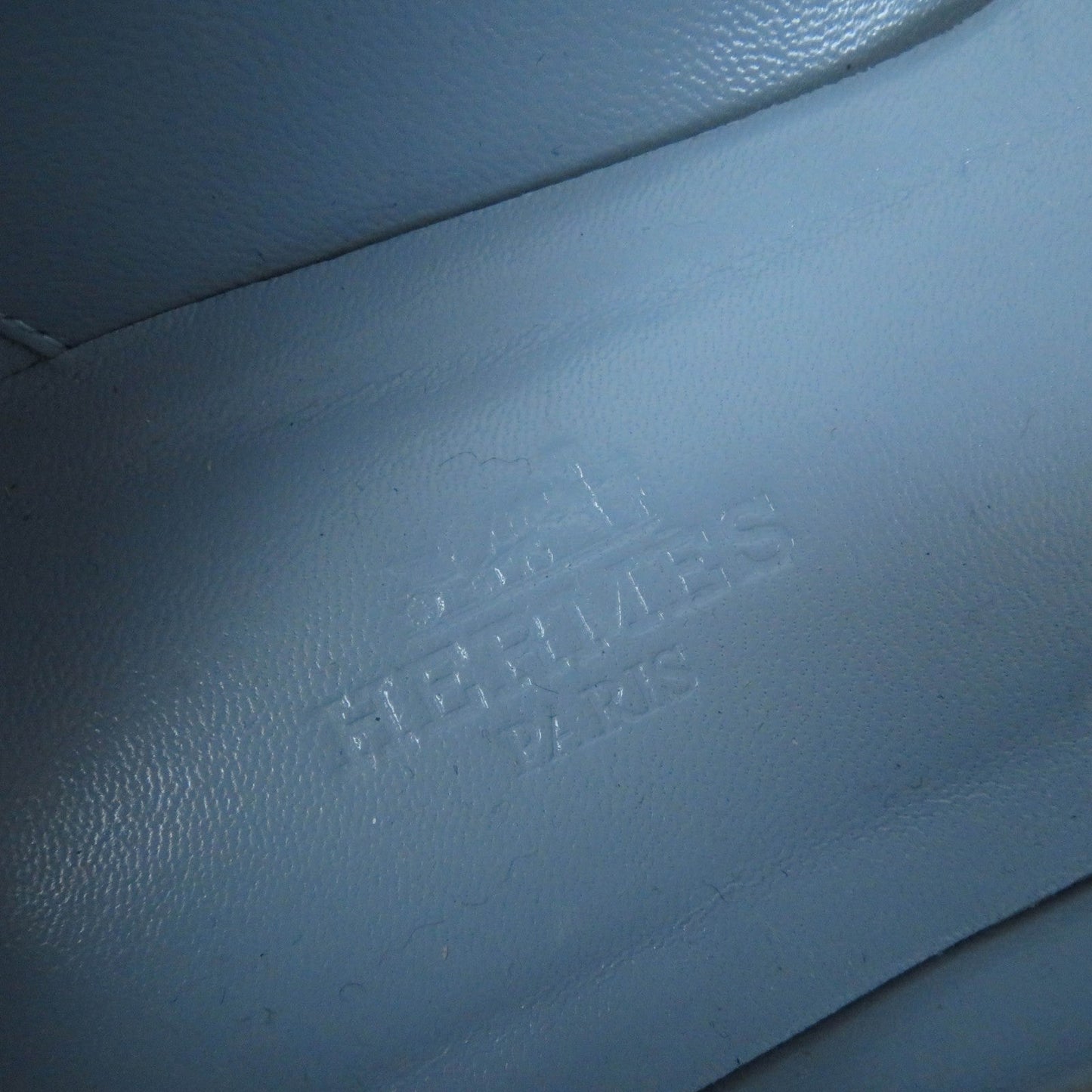 HERMES pumps Suede leather Light blue 37