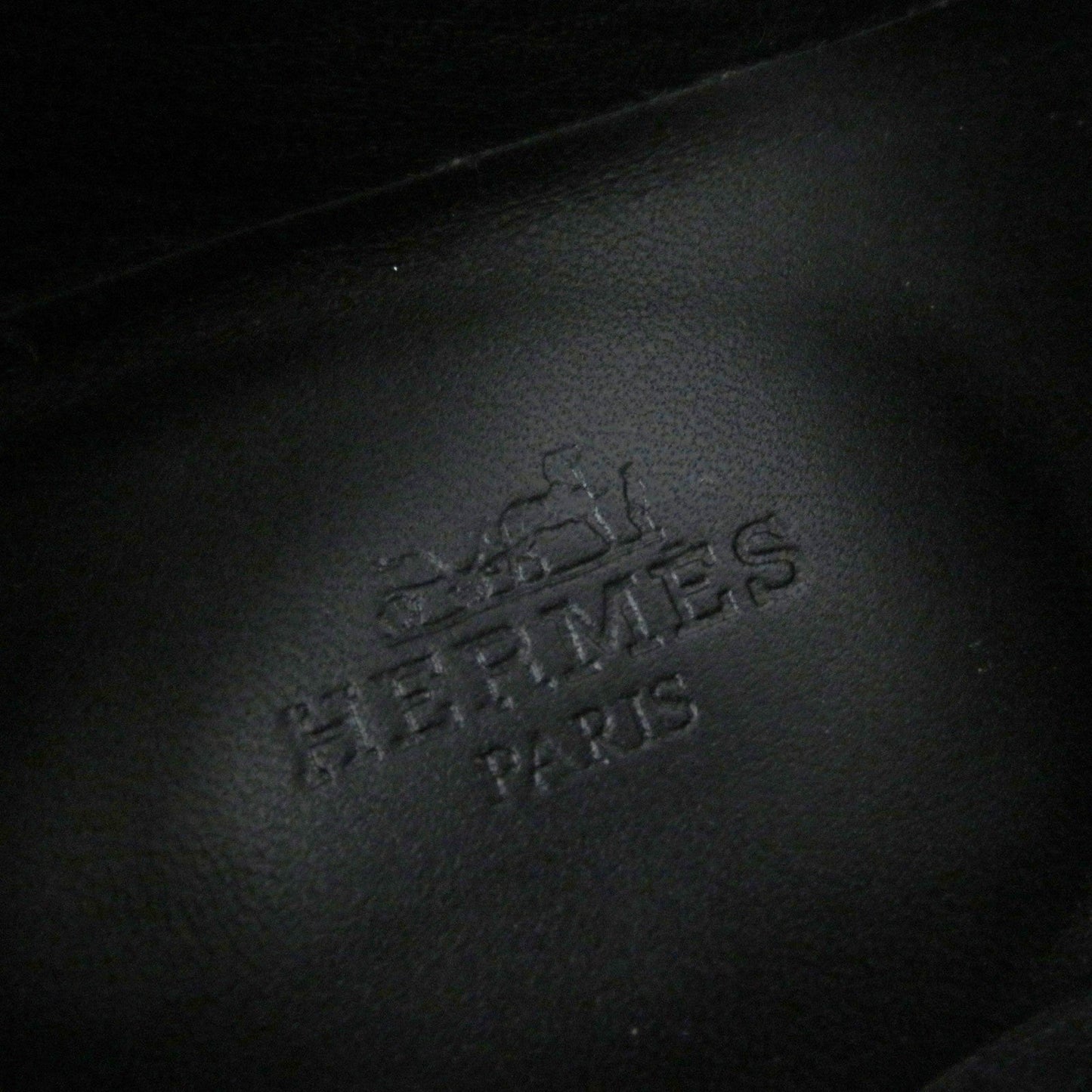 HERMES loafers leather Light blue 36