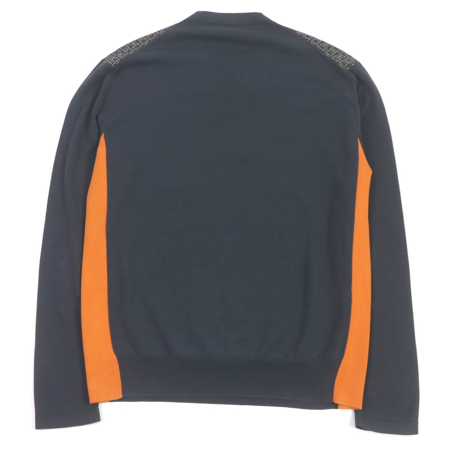 HERMES sweater cotton charcoal S