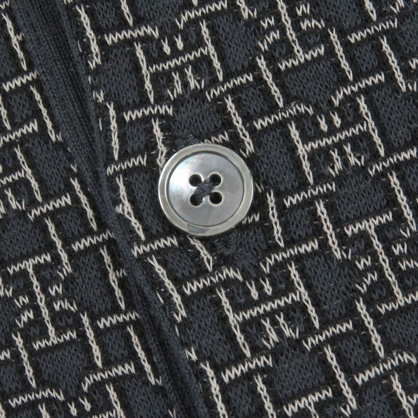 HERMES sweater cotton charcoal S