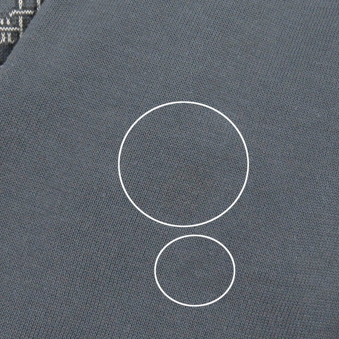 HERMES sweater cotton charcoal S