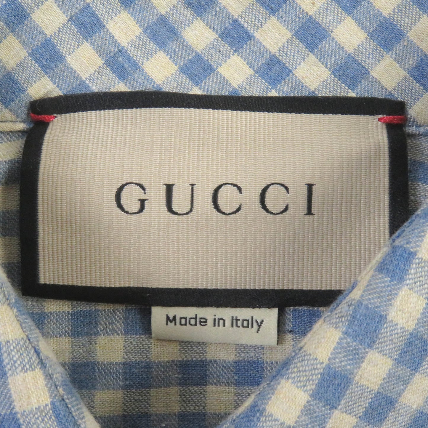 GUCCI Long sleeve shirt 734889 cotton blue 42