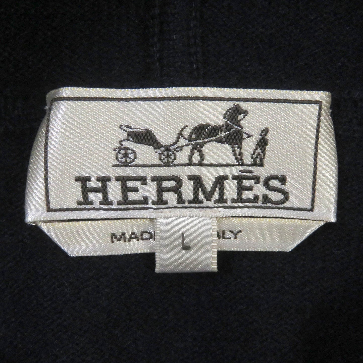 HERMES sweater cashmere Navy L