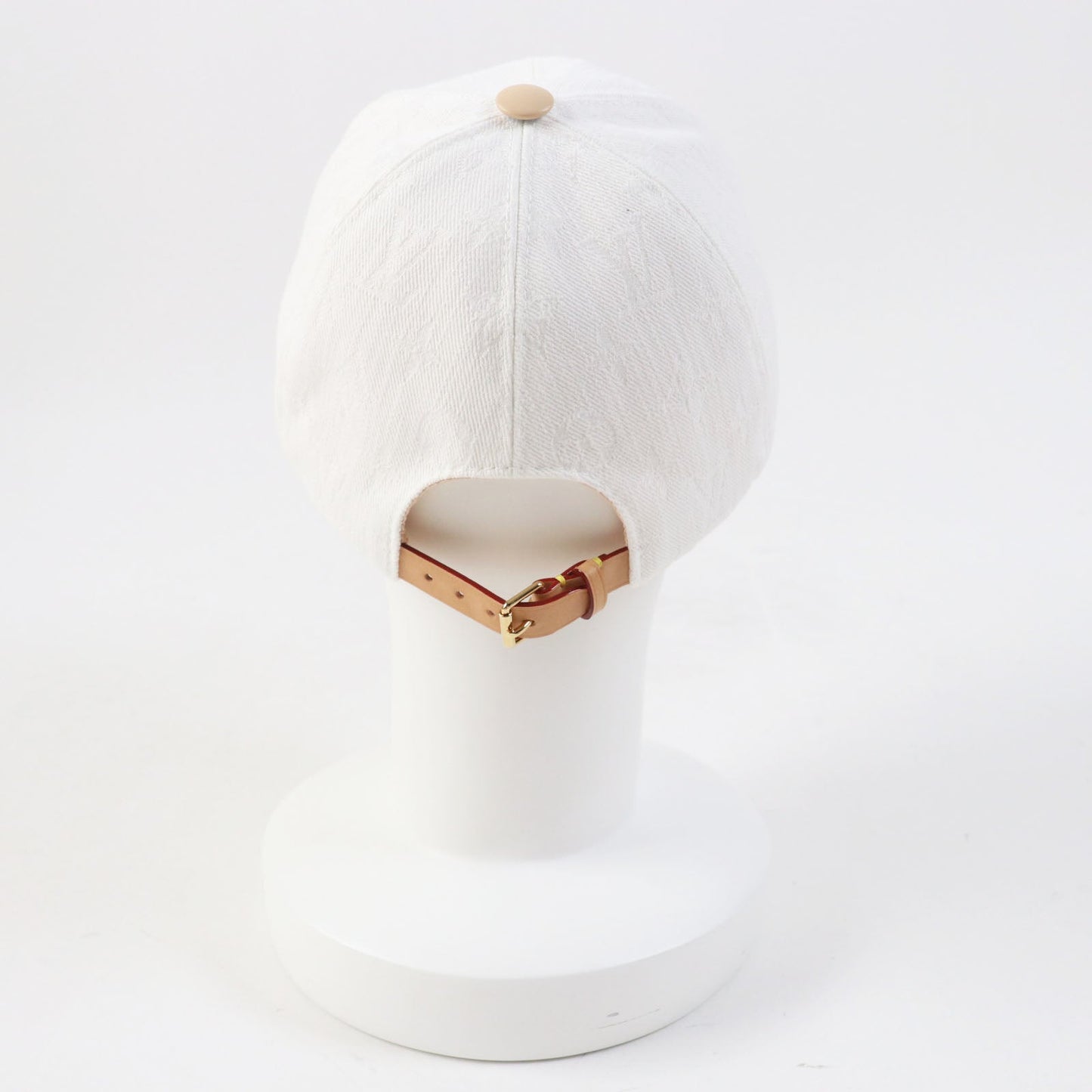 LOUIS VUITTON cap M77538 cotton white L