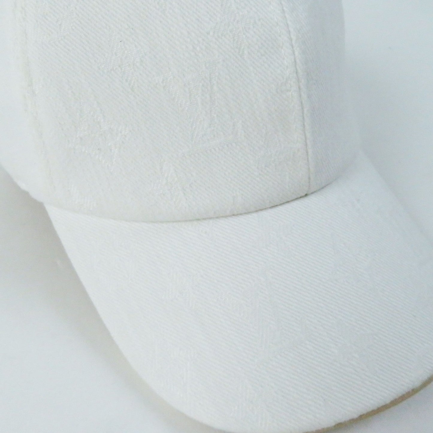 LOUIS VUITTON cap M77538 cotton white L