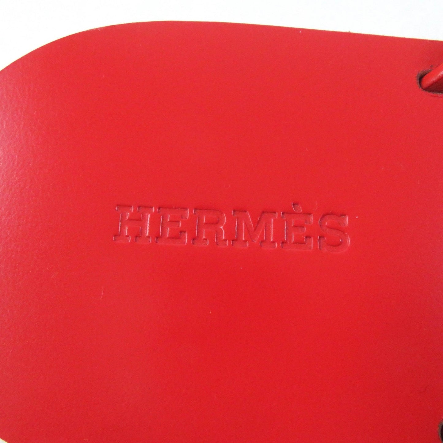 HERMES Sandals leather Red SUMMER 37