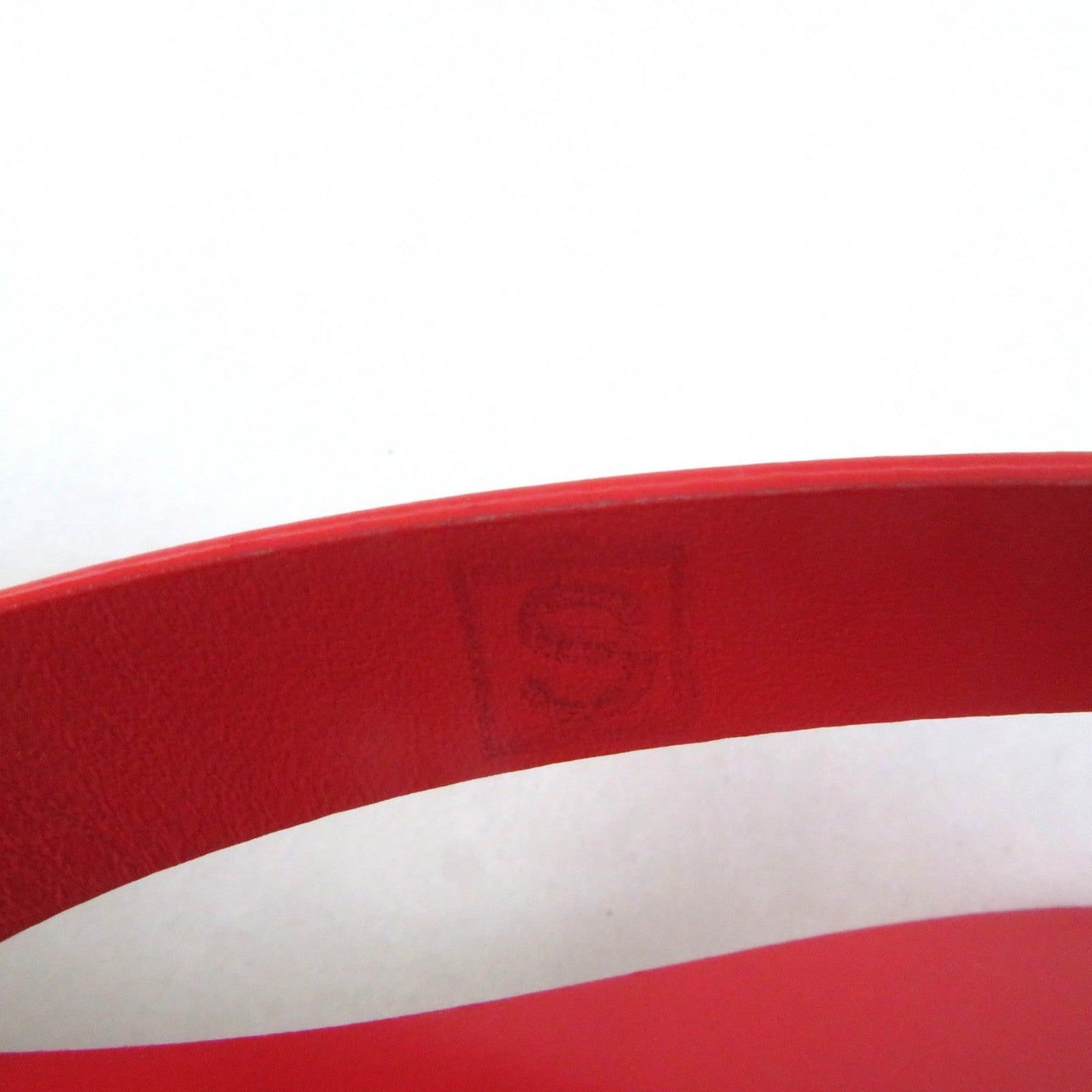 HERMES Sandals leather Red SUMMER 37