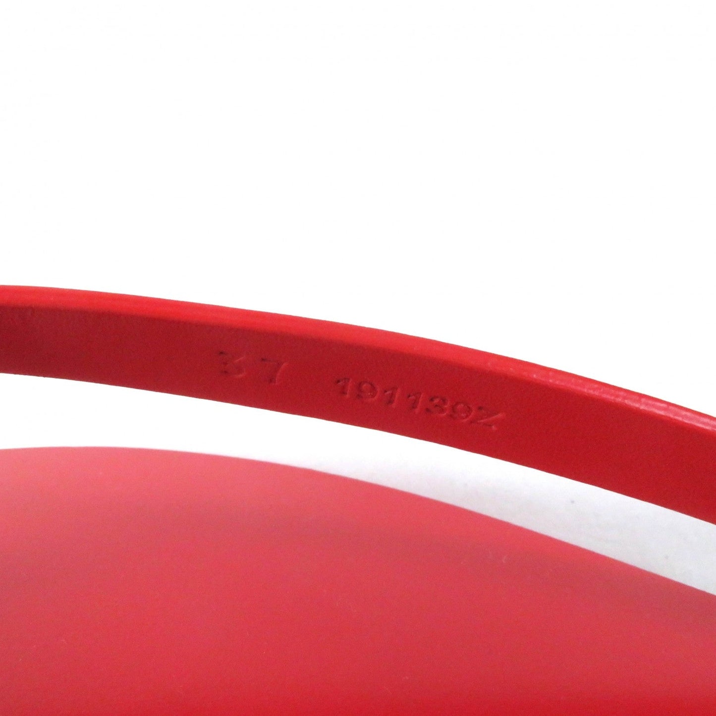 HERMES Sandals leather Red SUMMER 37