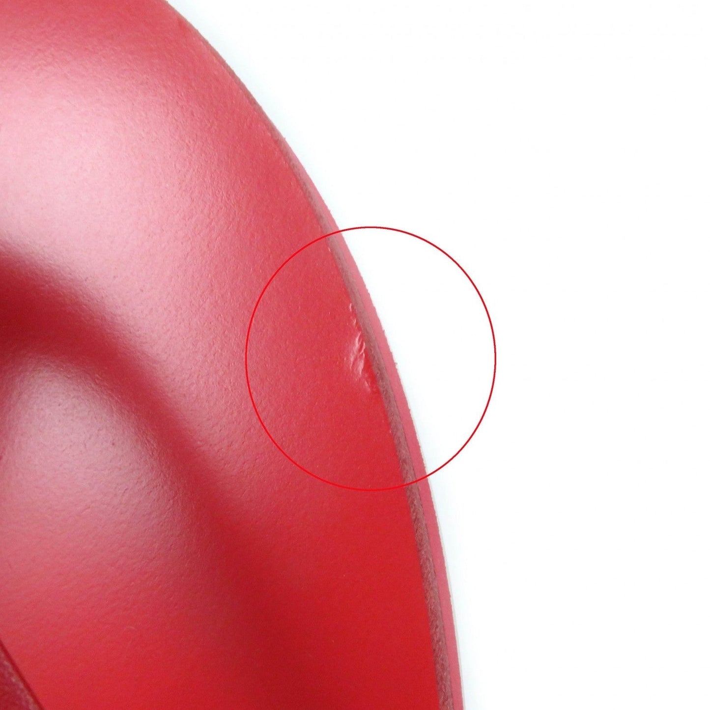 HERMES Sandals leather Red SUMMER 37