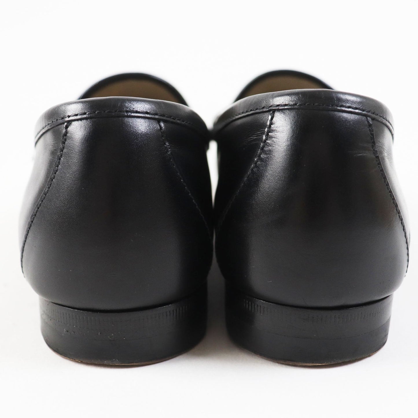 GUCCI loafers leather black 36