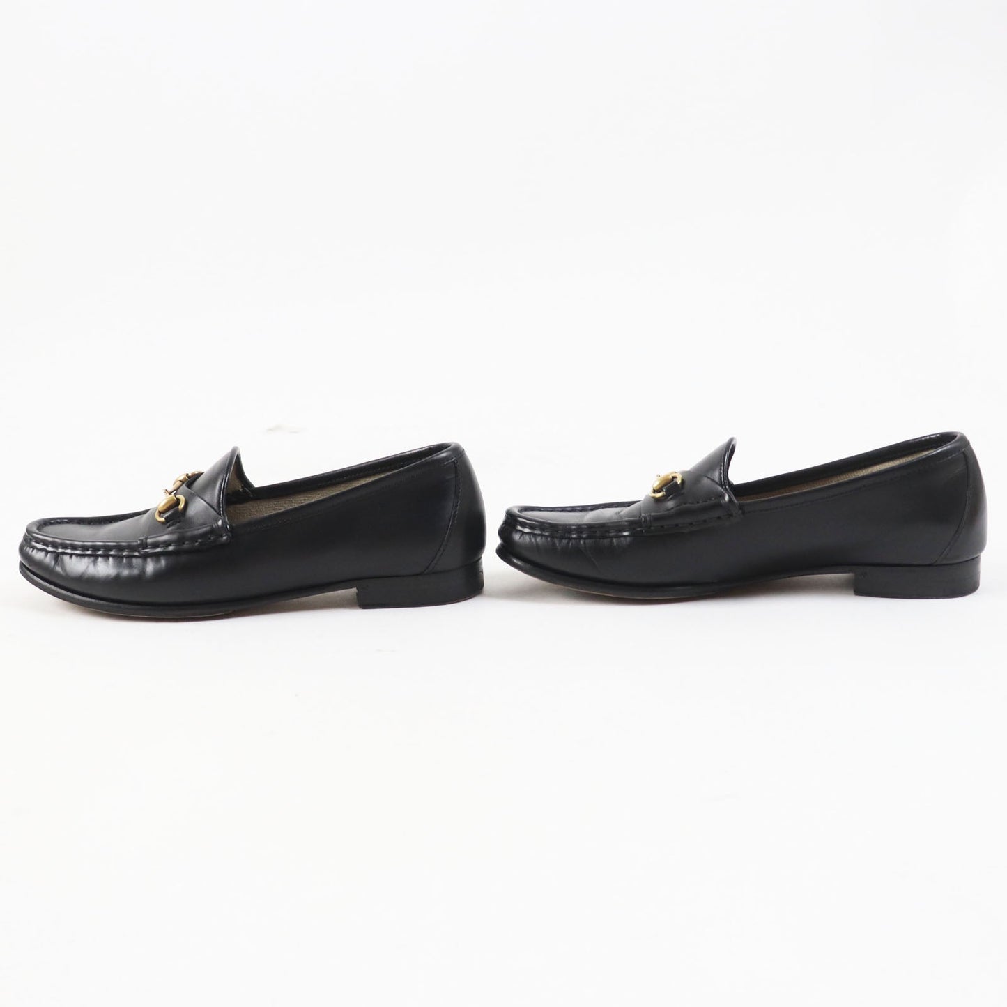GUCCI loafers leather black 36