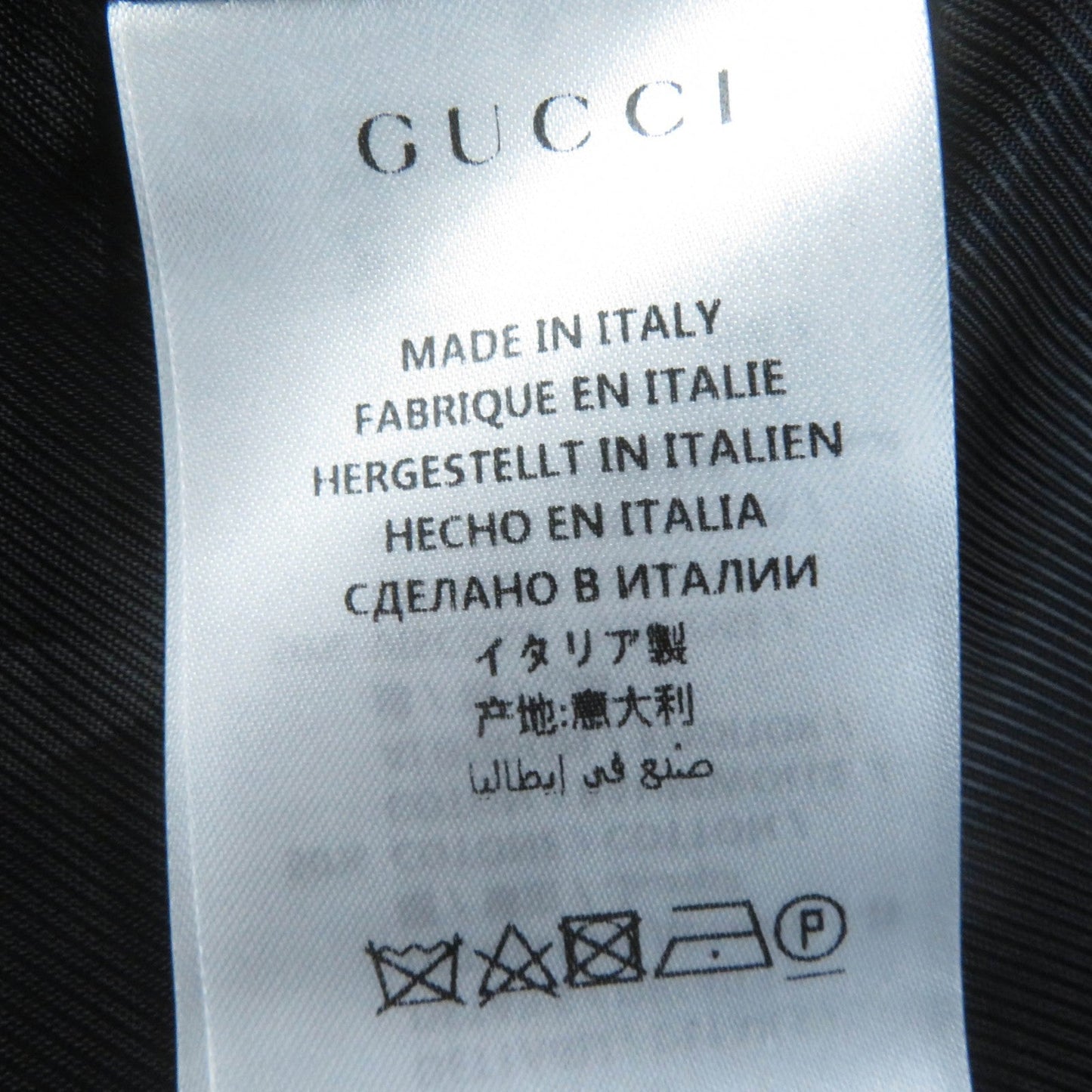 GUCCI tailored jacket 469285 cotton Navy 38